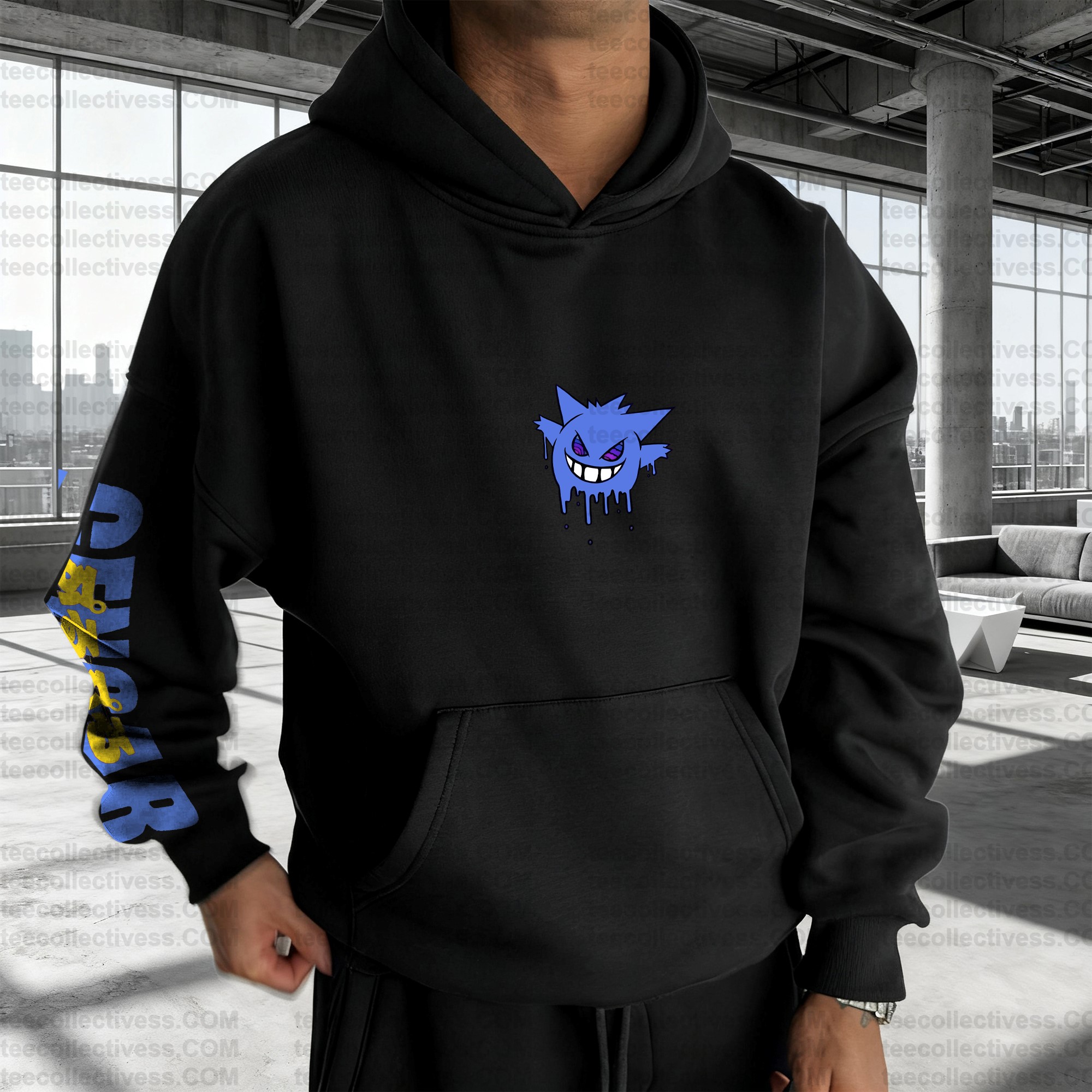 Plus Velvet Unisex Anime Graphic Streetwear Vintage Hoodie