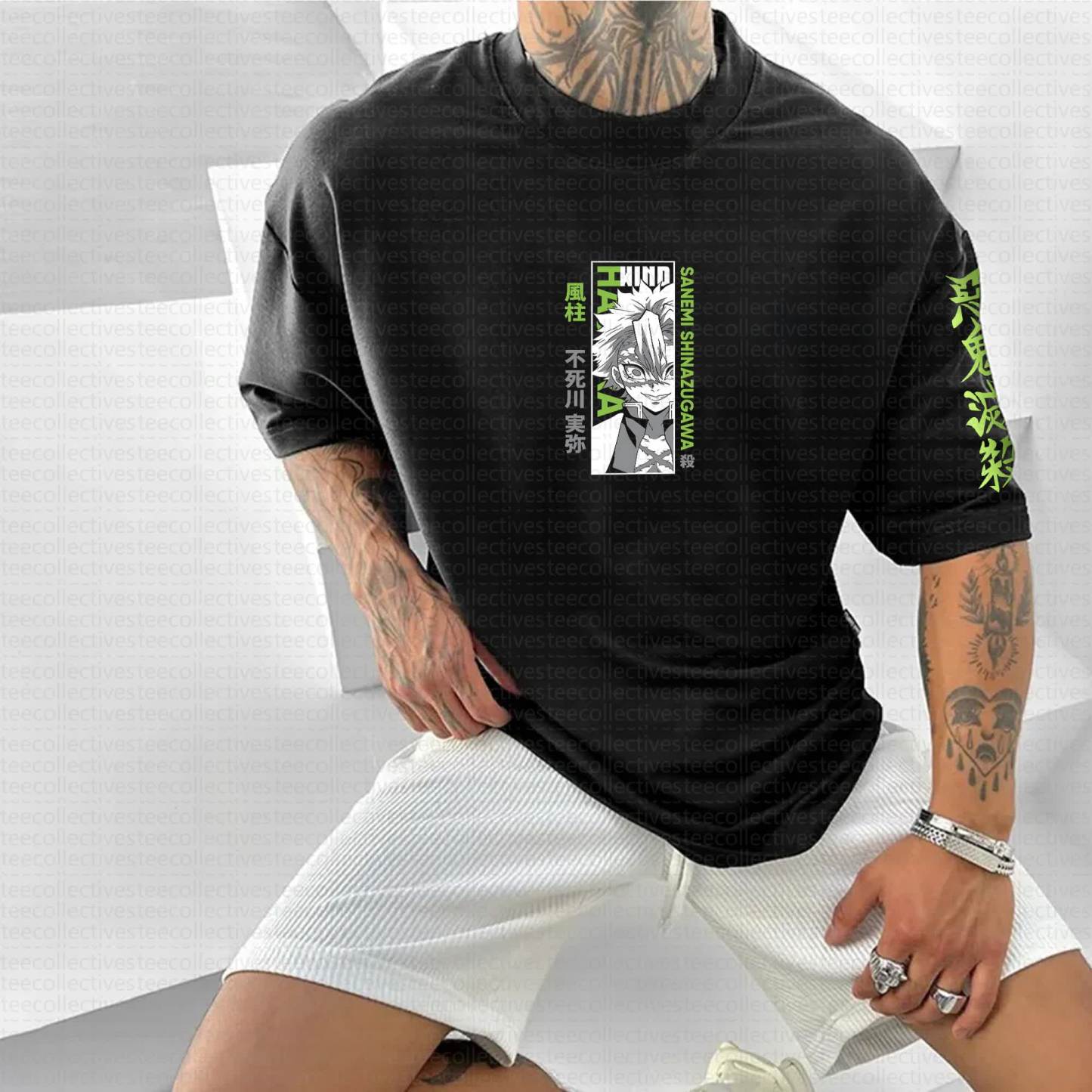 Unisex Anime Inspired Vintage T-Shirt丨Demon Slayer