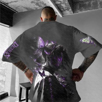 Unisex  "Demon Slayer" Anime Inspired Vintage T-Shirt