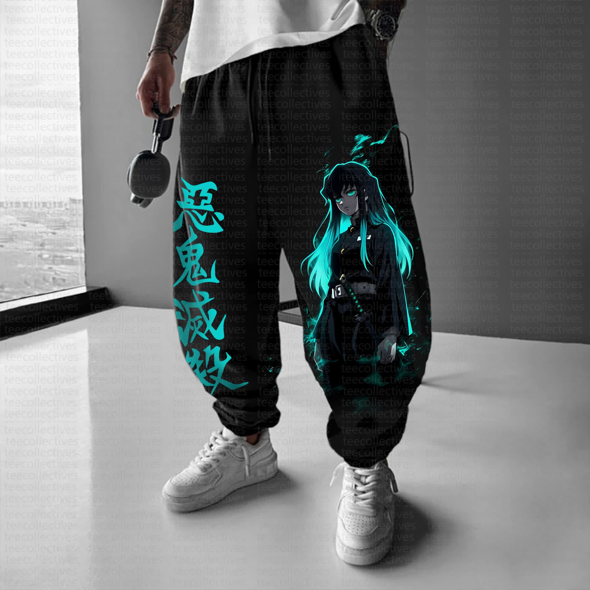 Unisex Anime Inspired Vintage Pants丨Demon Slayer