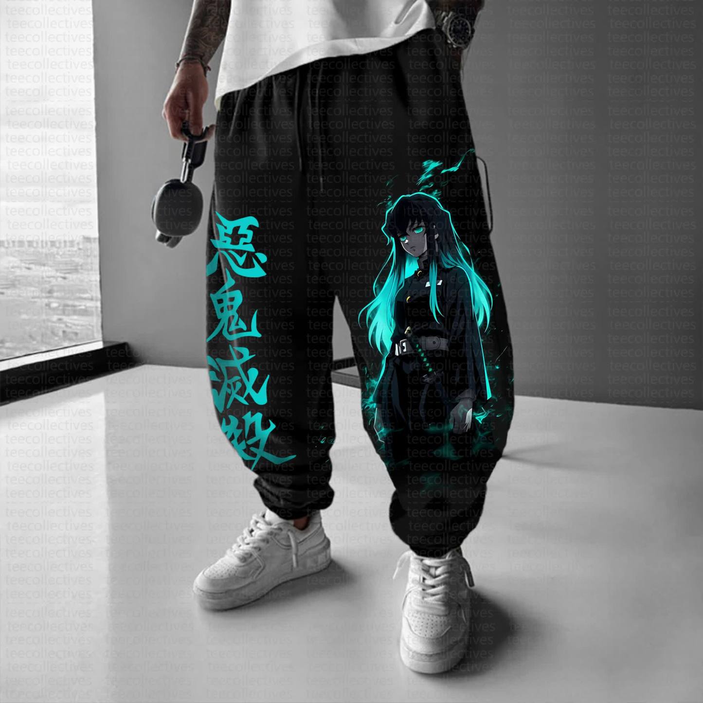 Unisex Anime Inspired Vintage Pants丨Demon Slayer X Pokémon