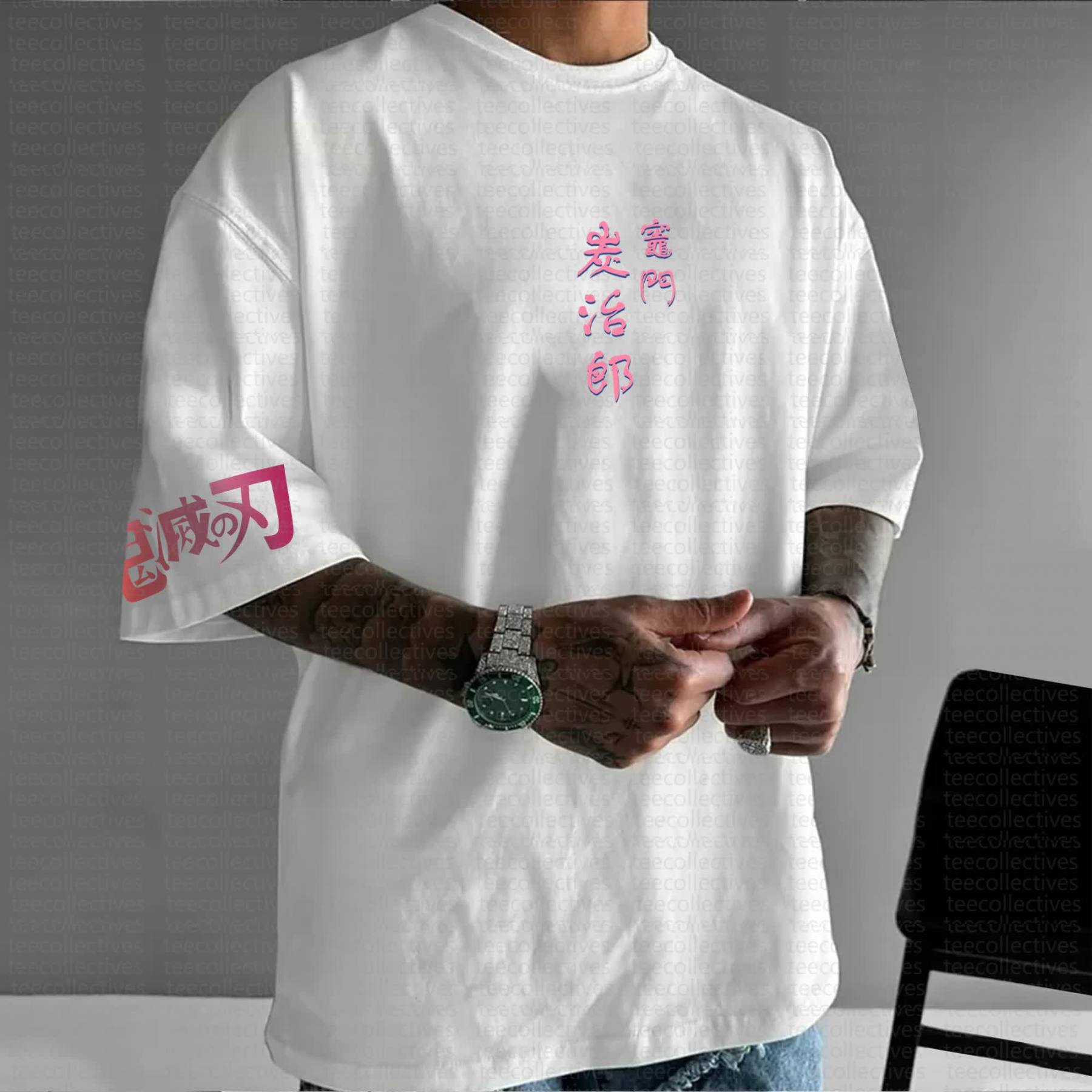 Unisex Anime Inspired Vintage T-Shirt丨Demon Slayer