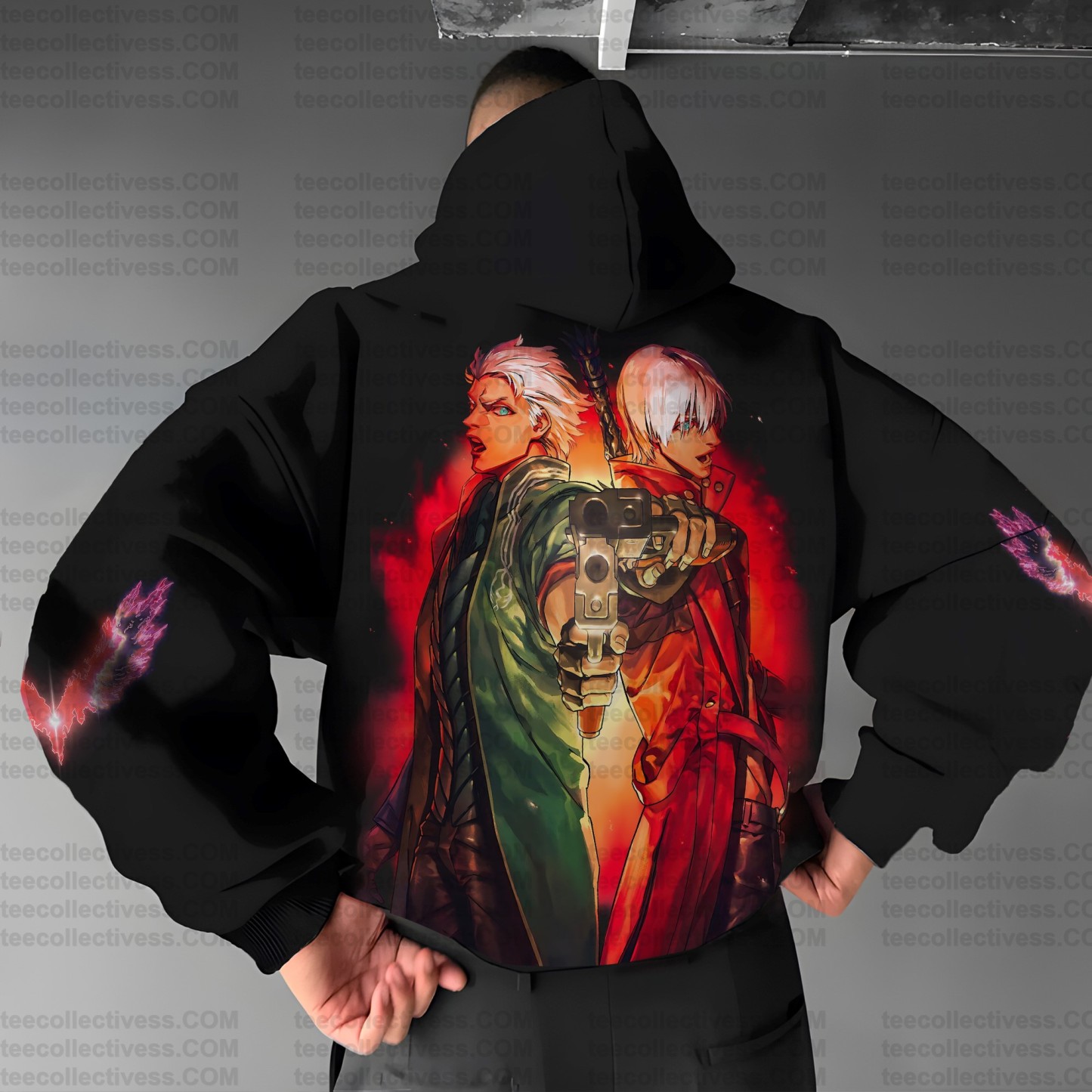 Unisex Oversized Anime Print Hoodie | One Piece