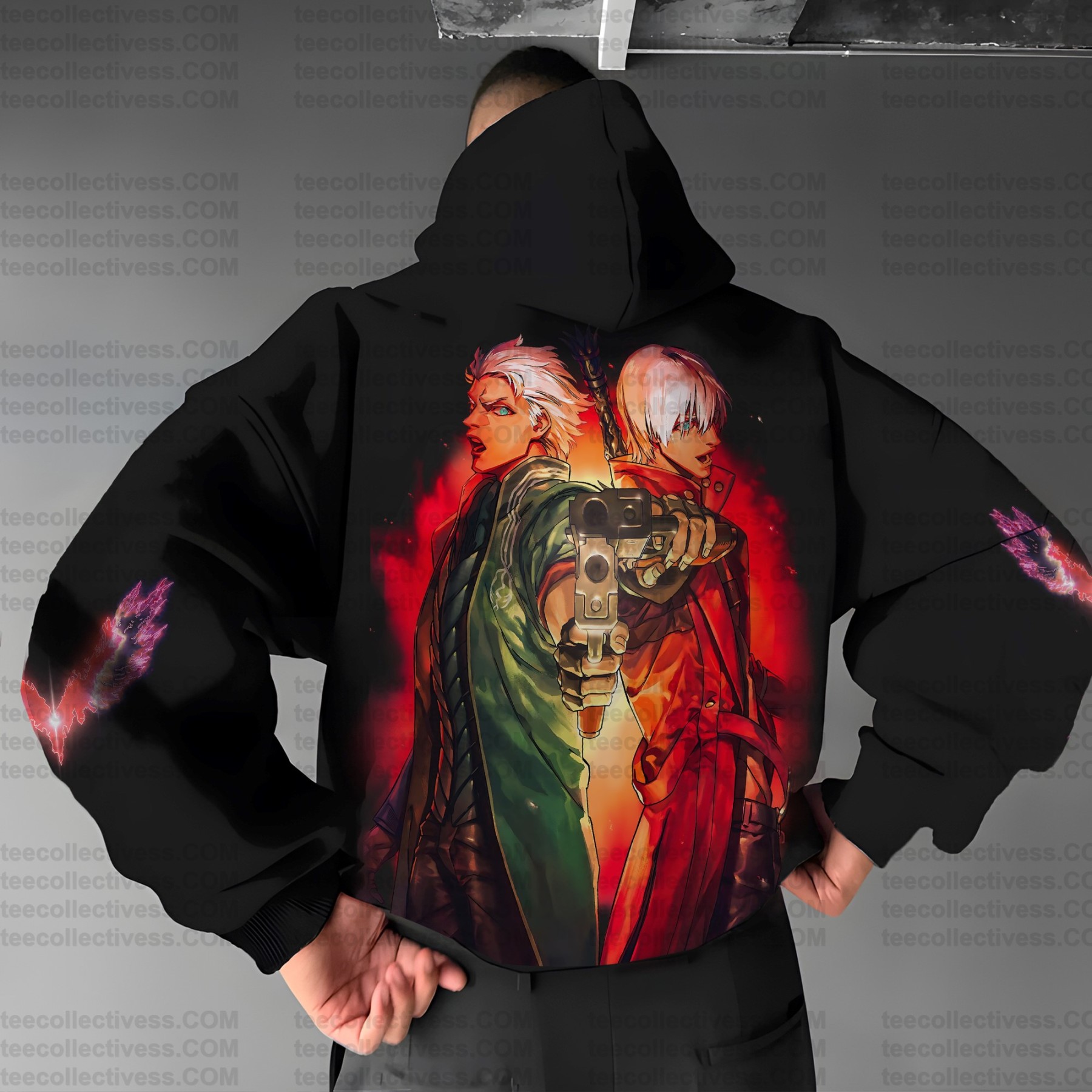 Unisex Oversized Anime Print Hoodie | One Piece