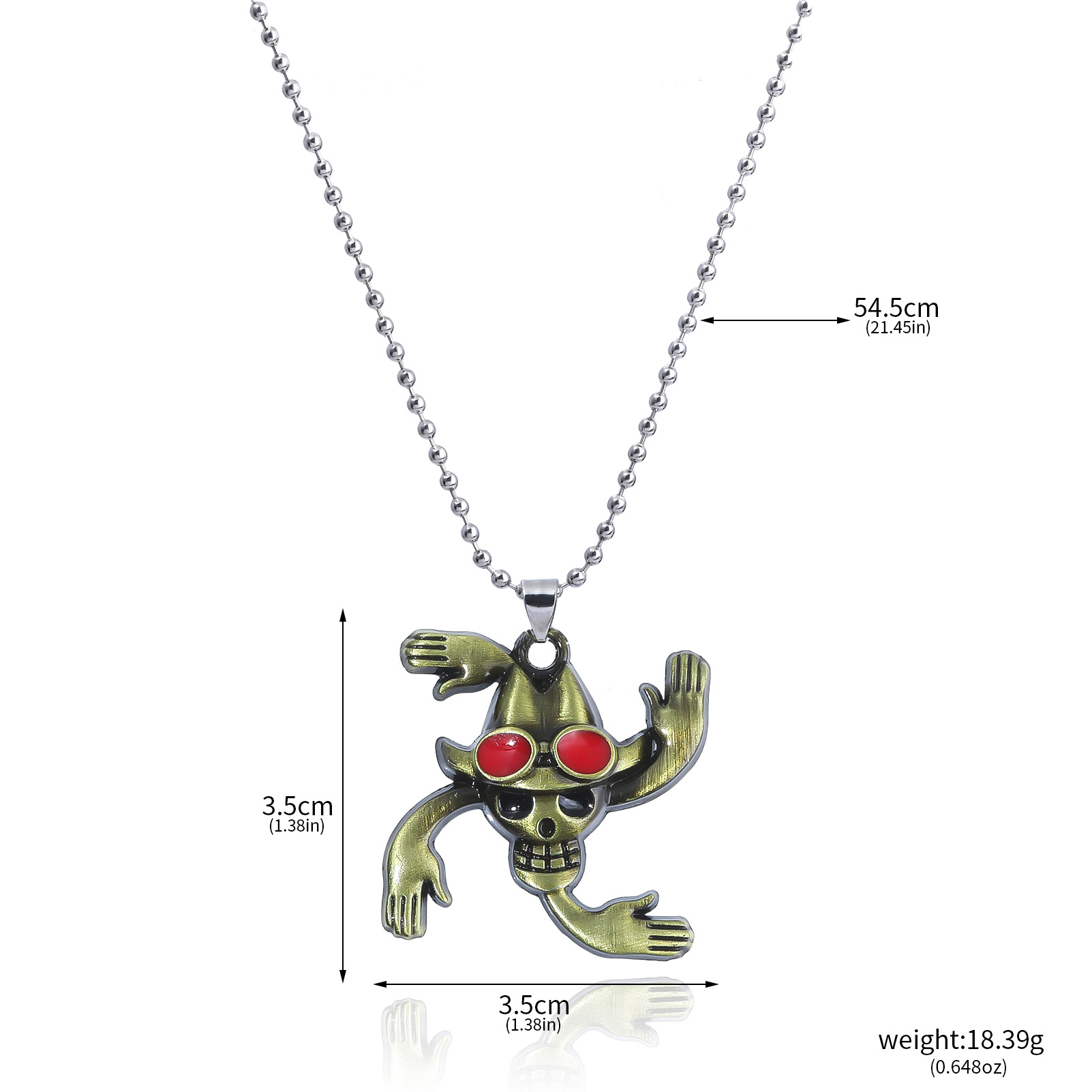 Unisex One Piece Anime Theme Necklace