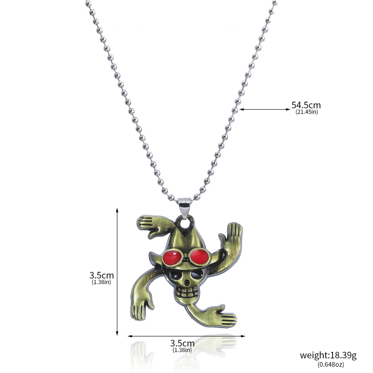 Unisex One Piece Anime Theme Necklace