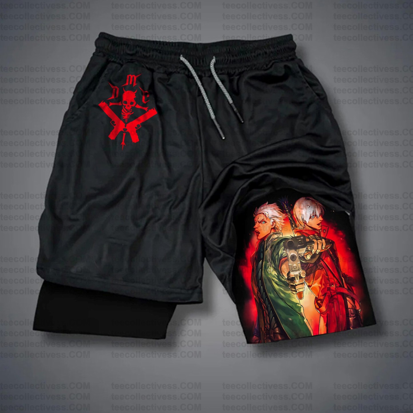 Unisex Casual Anime Streetwear Shorts 丨Demon Slayer X Pokémon