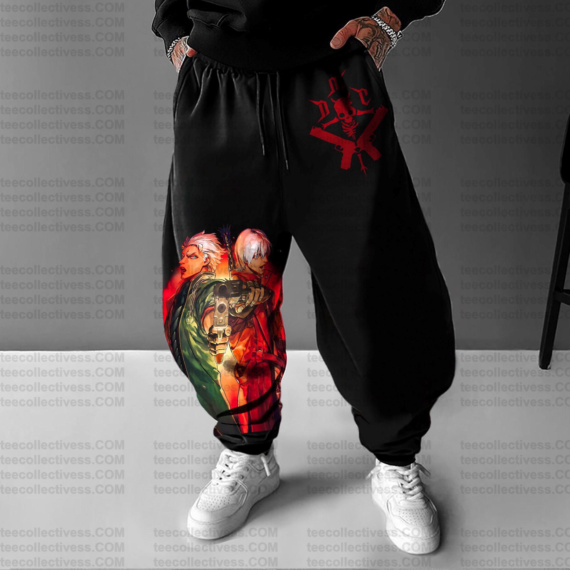 Unisex Casual Anime Streetwear Pants