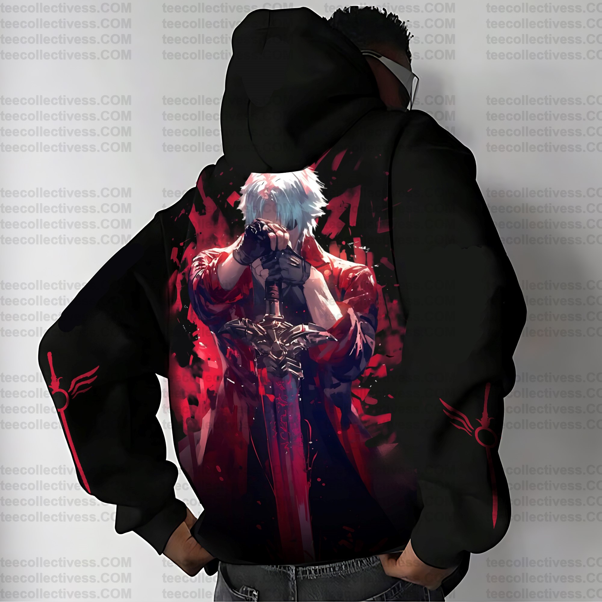 Unisex Anime Graphic Streetwear Vintage Hoodie