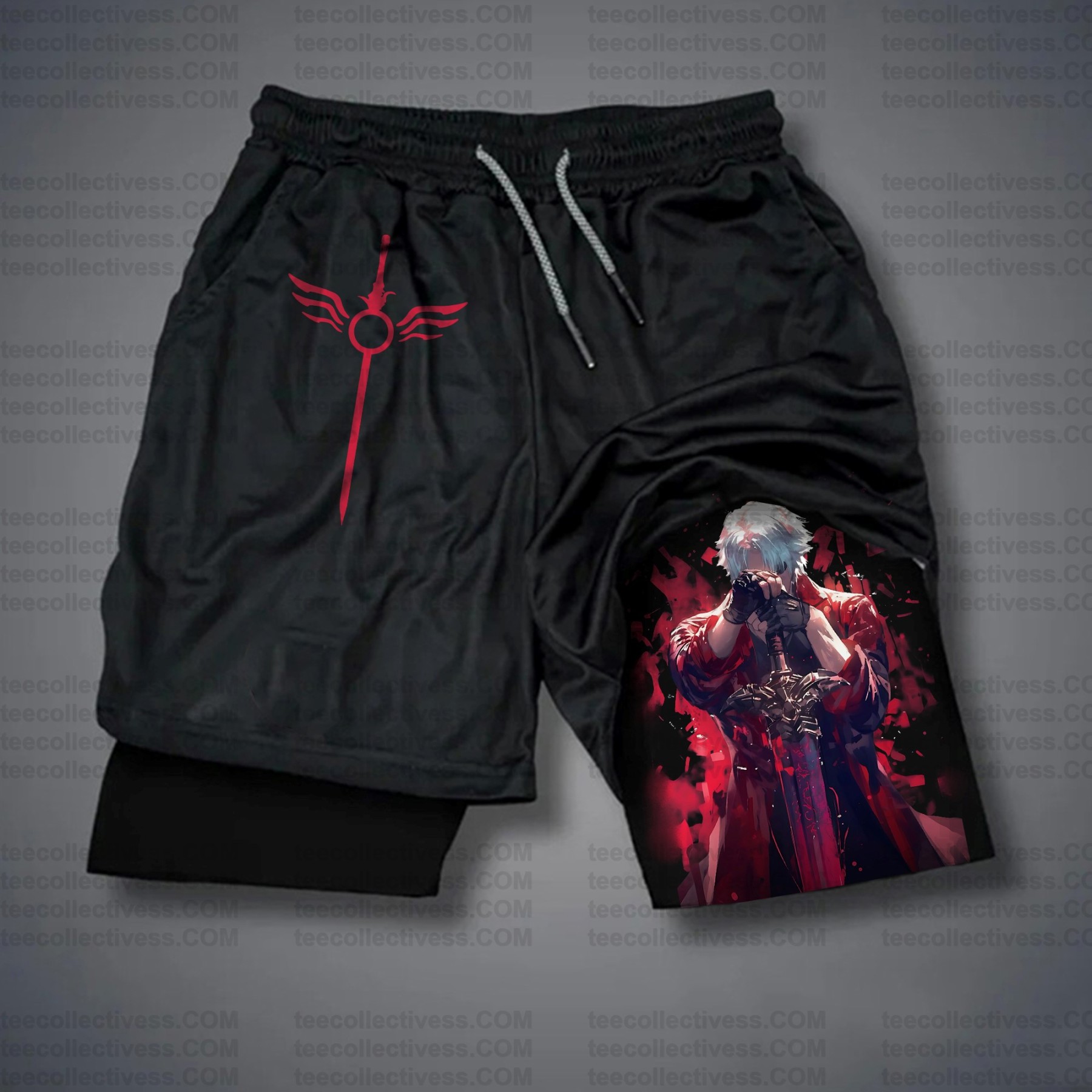 Unisex Casual Anime Streetwear Shorts 丨Demon Slayer X Pokémon