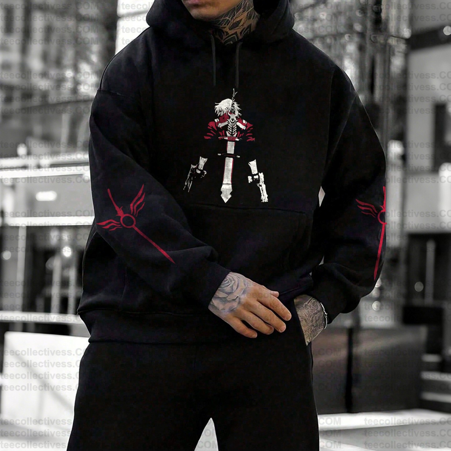 Unisex Anime Graphic Streetwear Vintage Hoodie