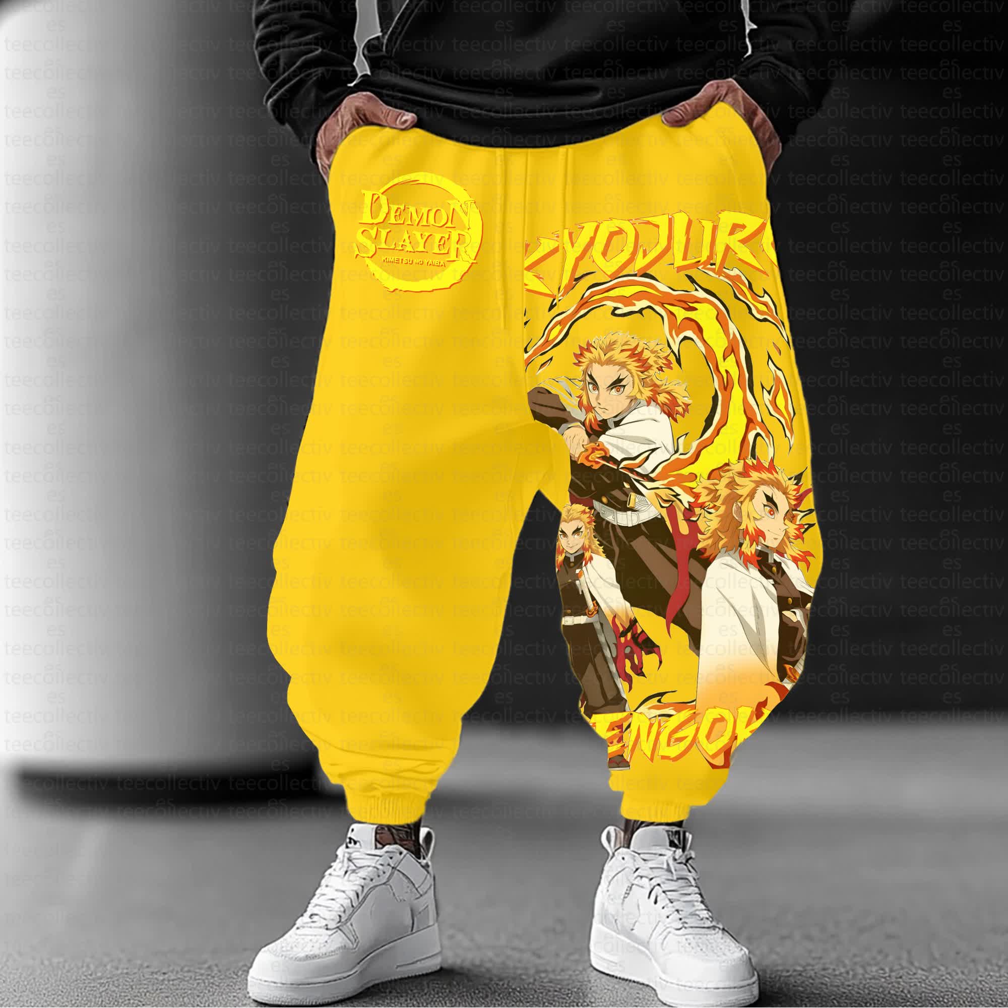 Unisex Anime Inspired Vintage Pants丨Demon Slayer