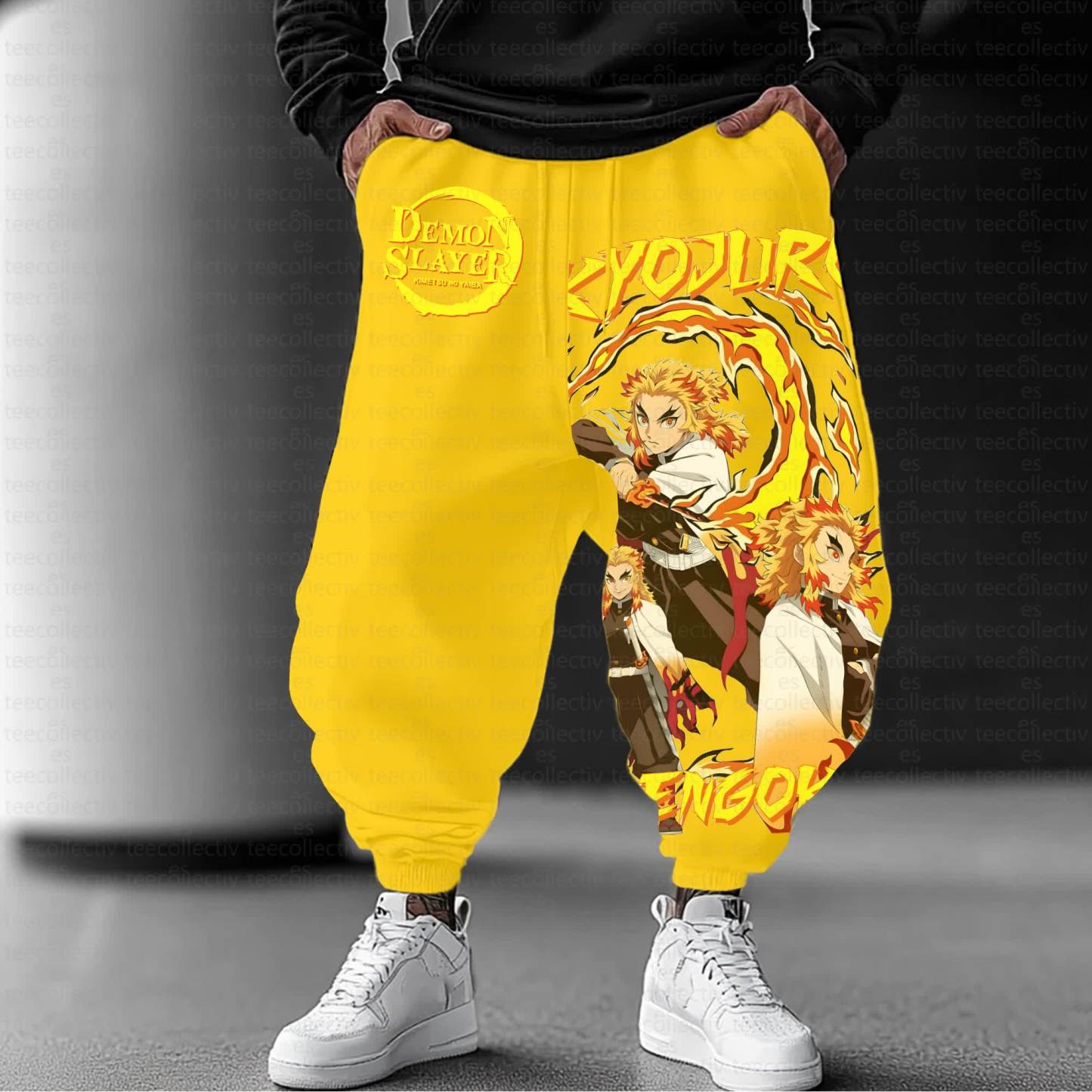 Unisex Anime Inspired Vintage Pants丨Demon Slayer X Pokémon