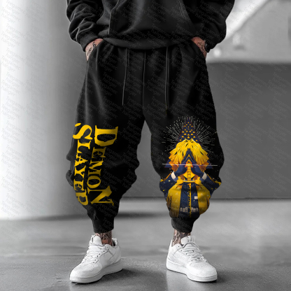 Unisex  Casual Anime Streetwear Pants