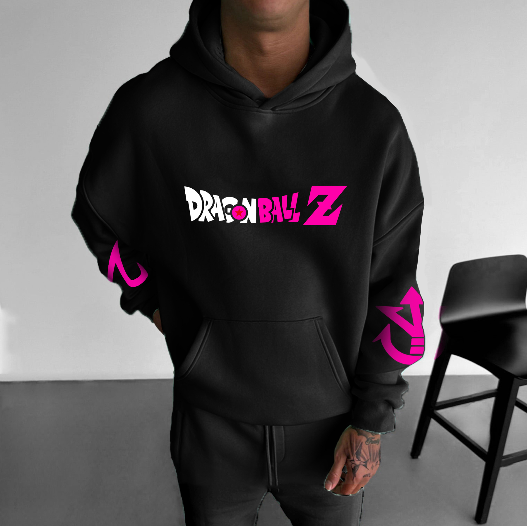 Unisex Anime Graphic Streetwear Vintage Hoodie