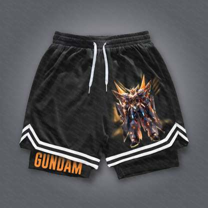 Unisex  “Gundam Series” Casual Anime Streetwear Shorts