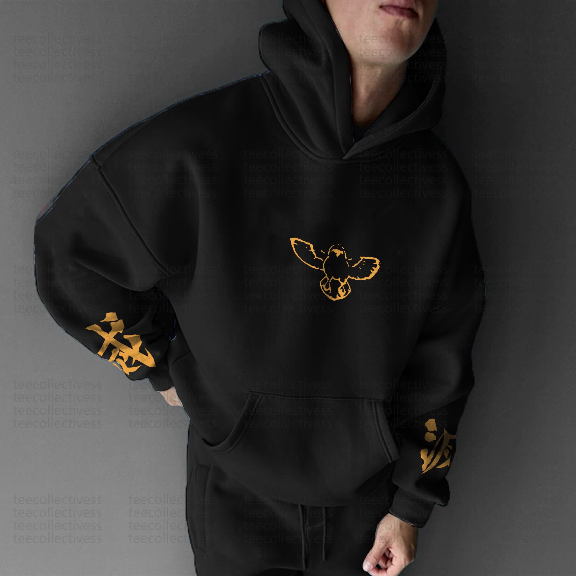 Unisex “Demon Slayer” Anime Graphic Streetwear Vintage Hoodie