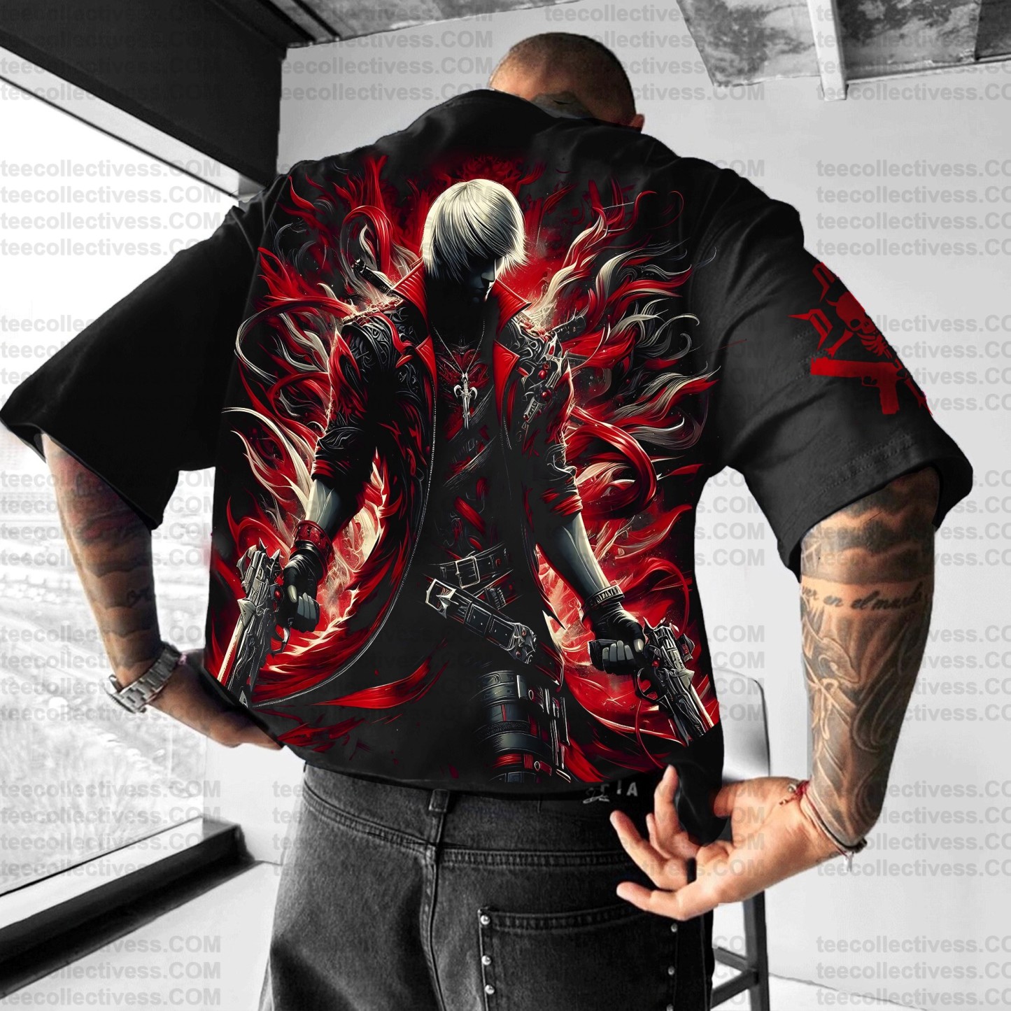 Unisex Anime Inspired Vintage T-Shirt丨Demon Slayer X Pokémon