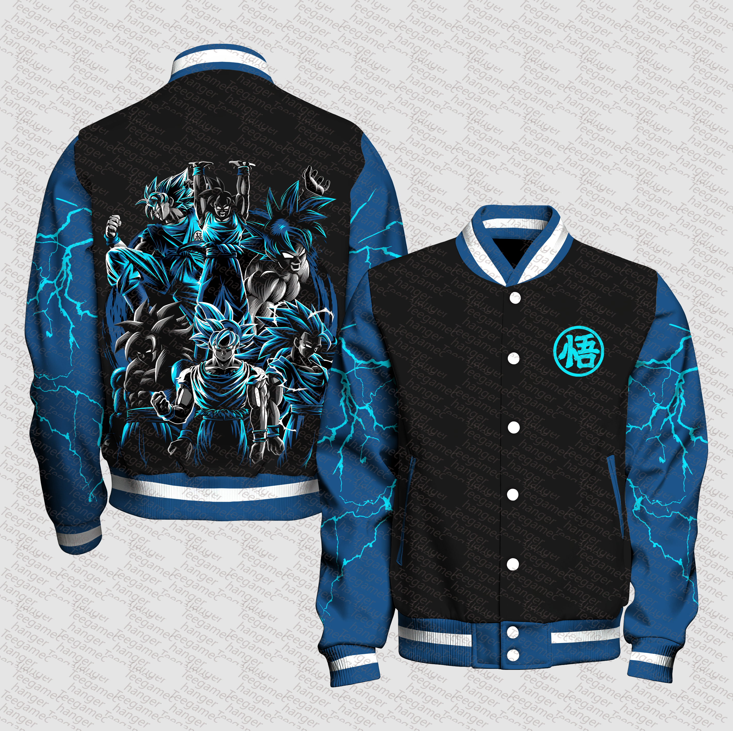 Unisex Vintage Anime Graphic Jacket