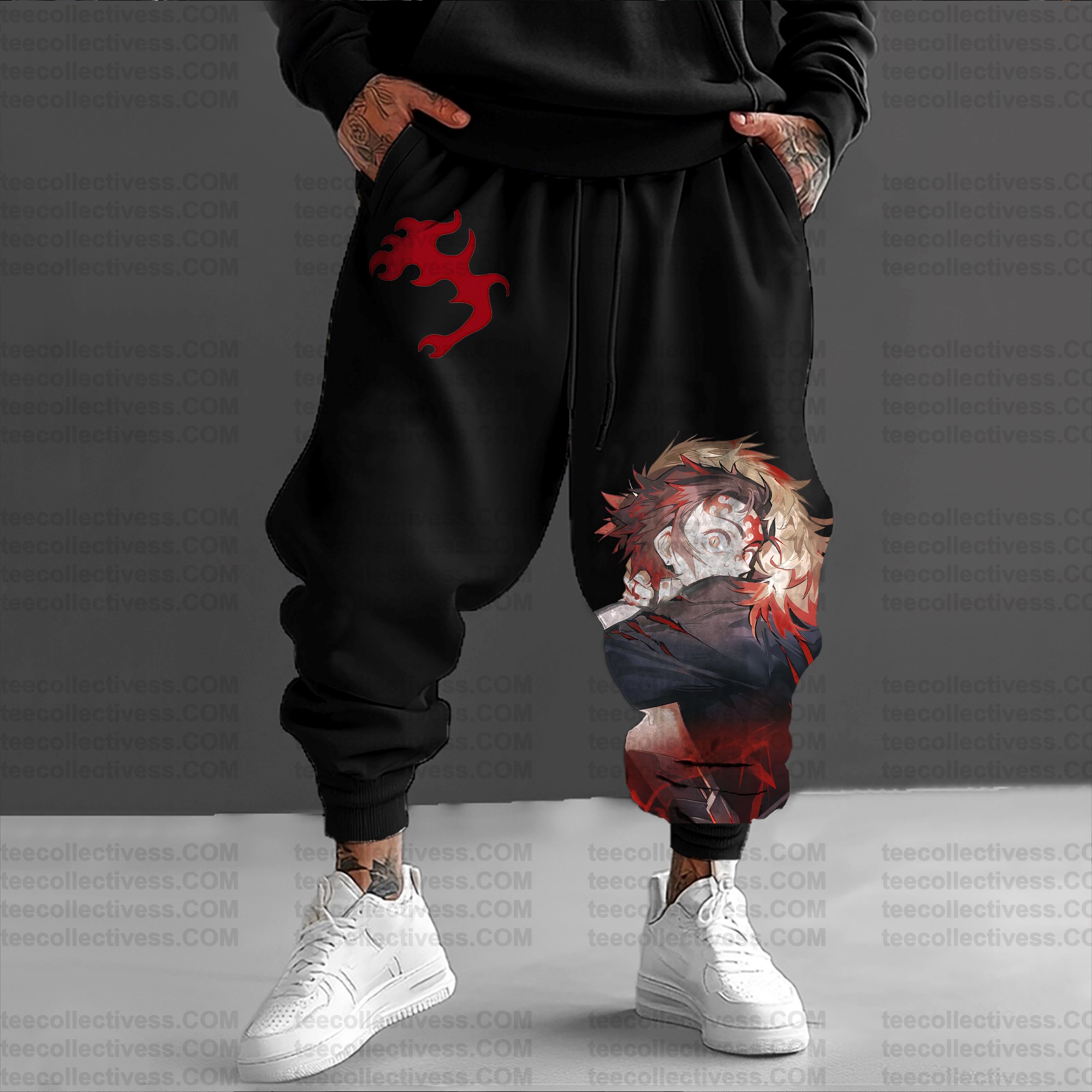 Unisex Anime Inspired Vintage Plush Pants