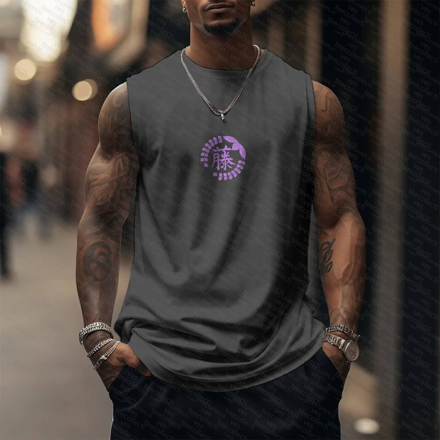 Unisex  “Demon Slayer” Casual Anime  Tank Top