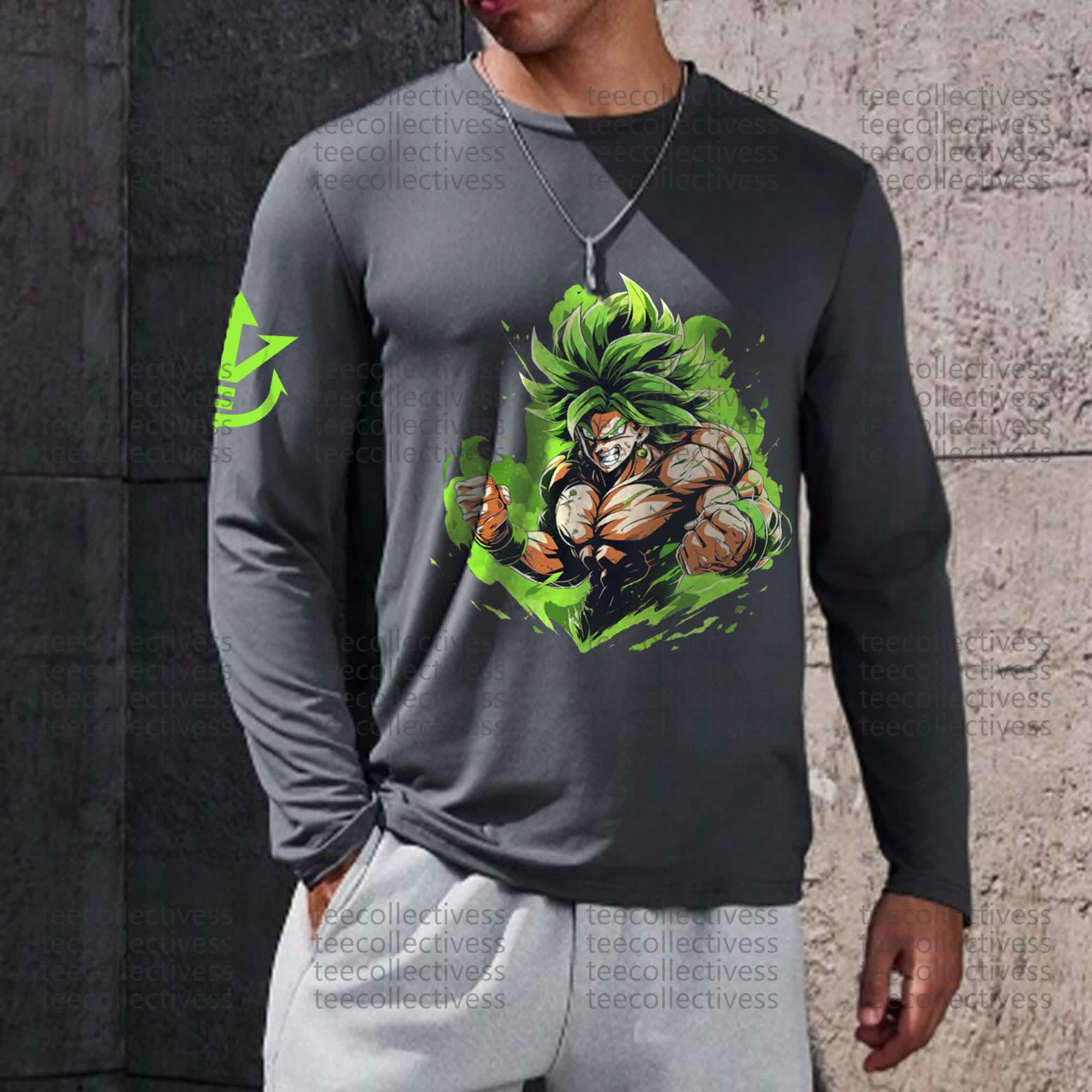 Unisex “DragonBALL Z” Anime Graphic Streetwear Vintage long-sleeved T-shirt