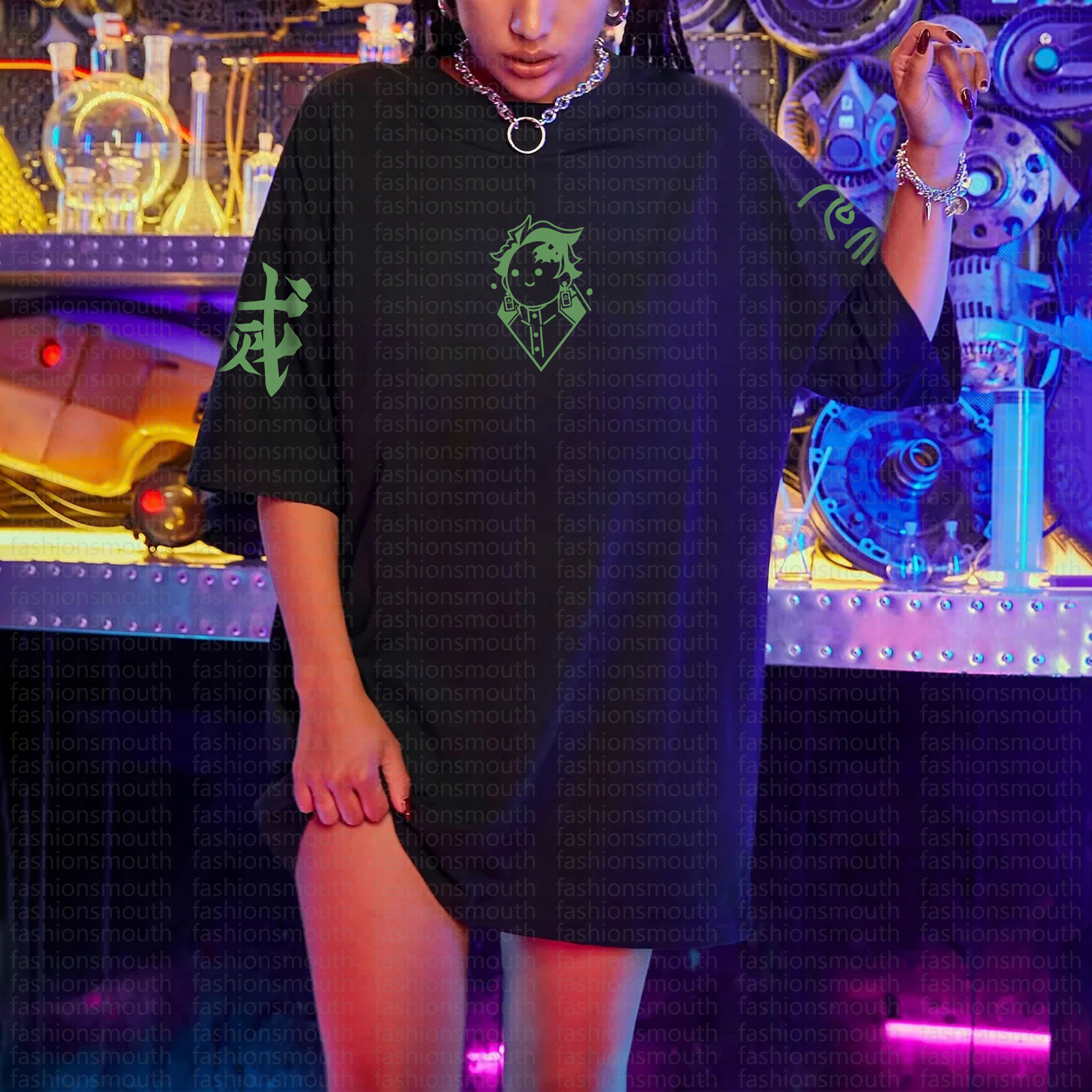 "Demon Slayer" Anime Inspired Vintage T-Shirt