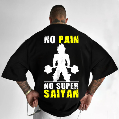 Men's Anime Motivational Statement Fitness Tank Top