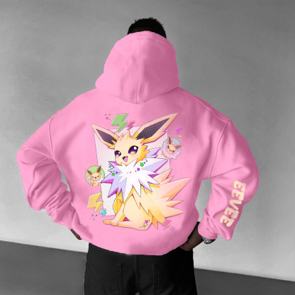 Unisex “Pokémon” Anime Graphic Streetwear Vintage Hoodie