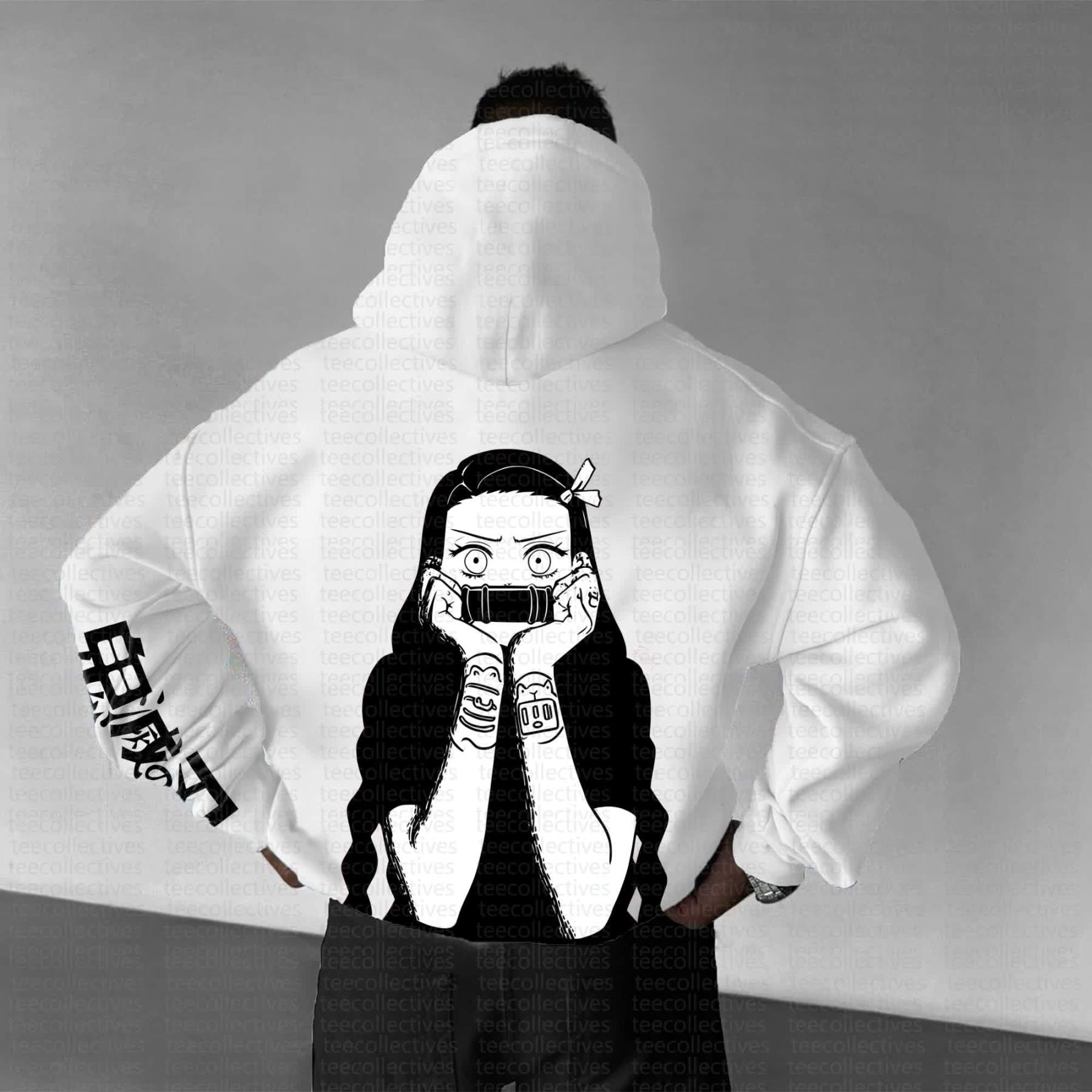 Unisex Anime Graphic Streetwear Vintage Hoodie丨Demon Slayer X Pokémon