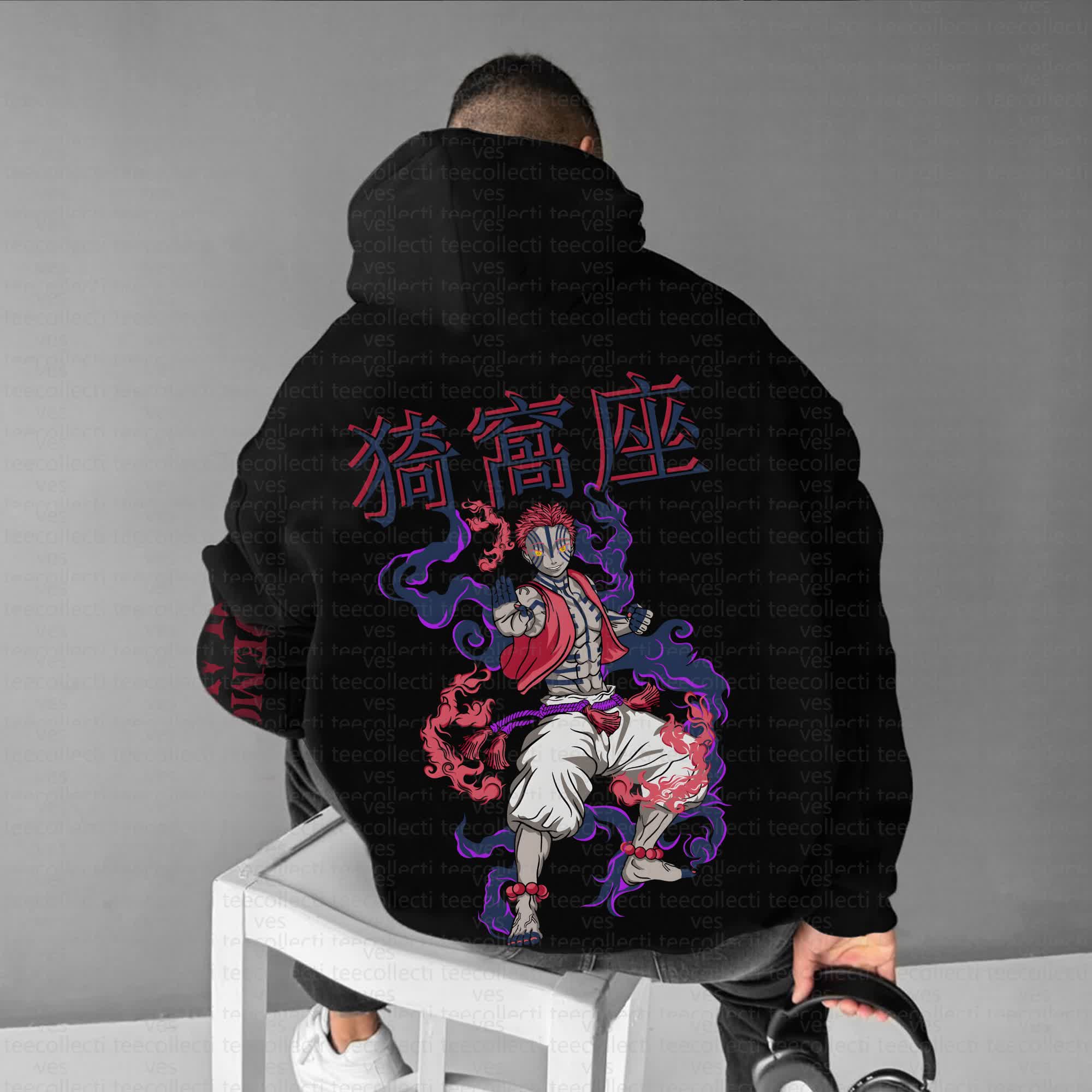 Unisex Anime Graphic Streetwear Vintage Hoodie丨Demon Slayer