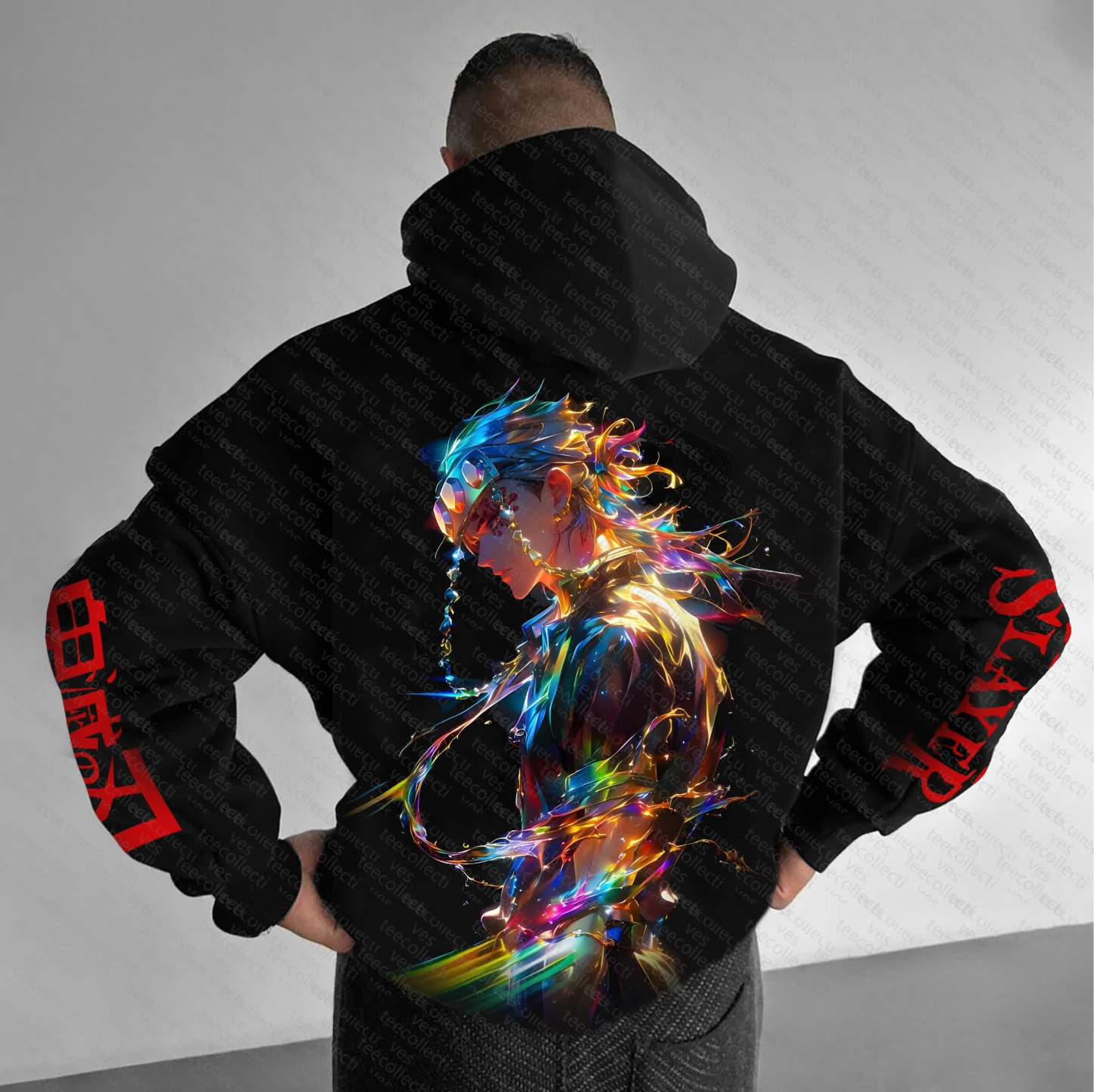 Unisex “Demon Slayer” Anime Graphic Streetwear Vintage Hoodie