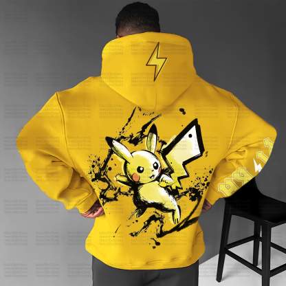 Unisex “Pokémon” Anime Graphic Streetwear Vintage Hoodie