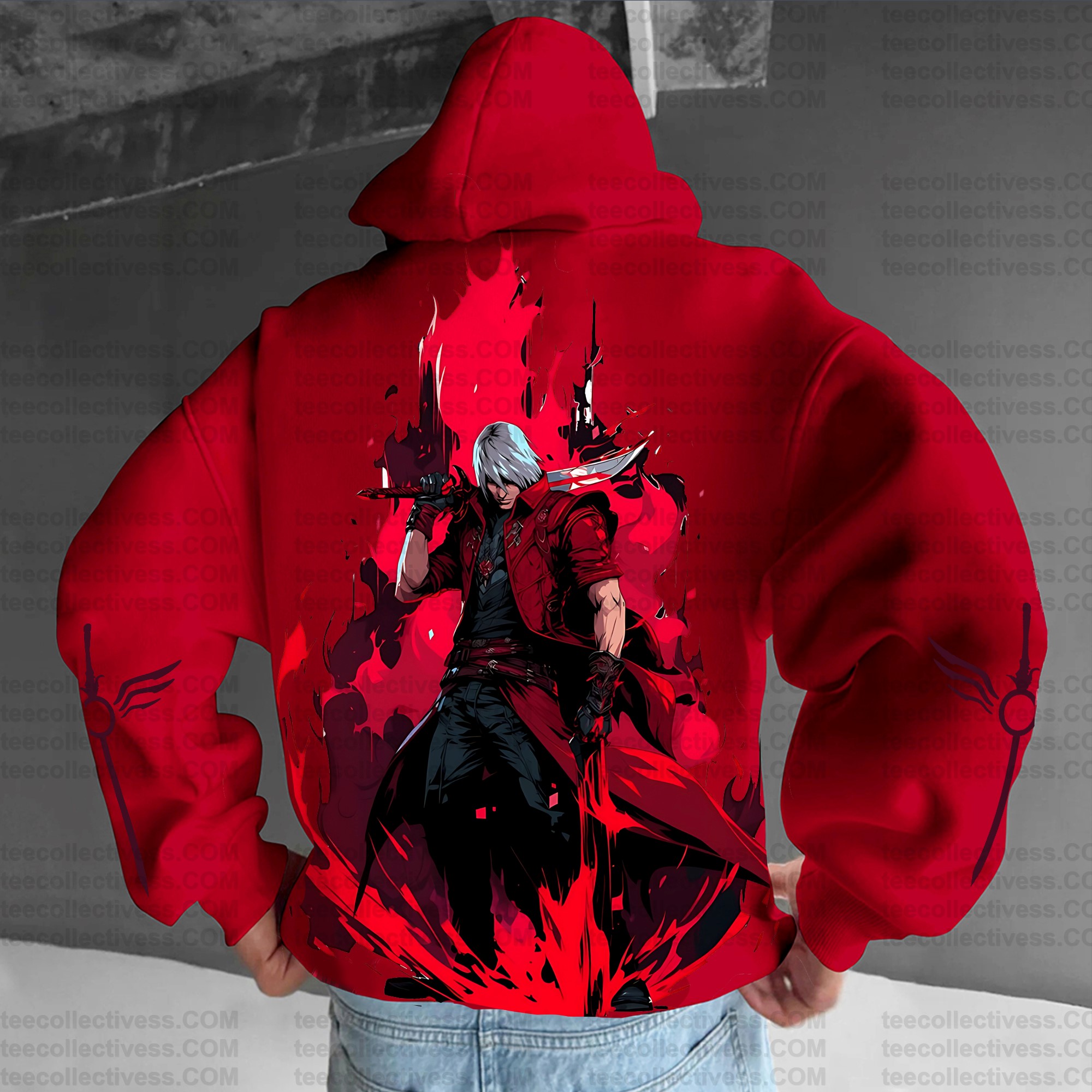 Unisex Anime Graphic Streetwear Vintage Hoodie