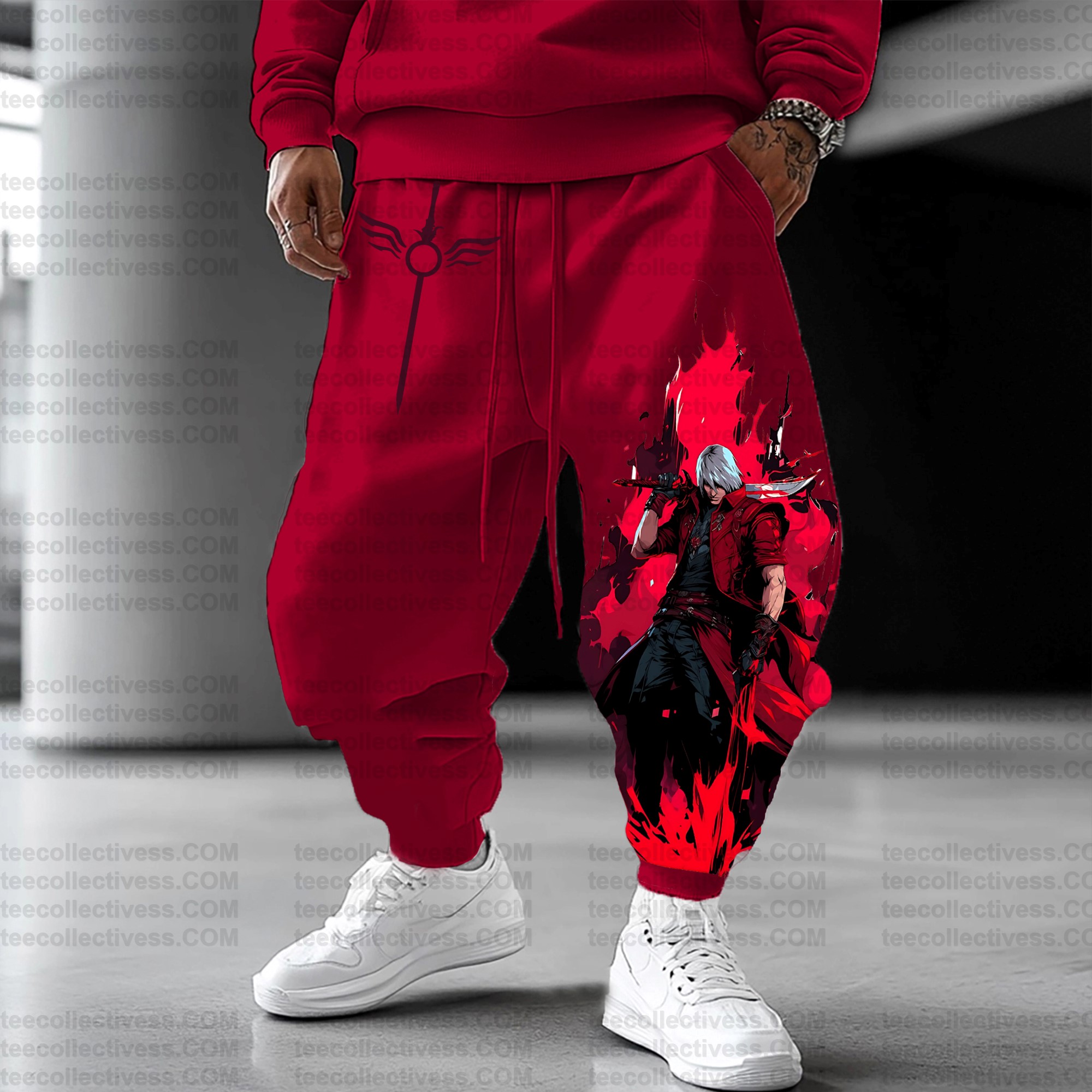 Unisex Casual Anime Streetwear Pants