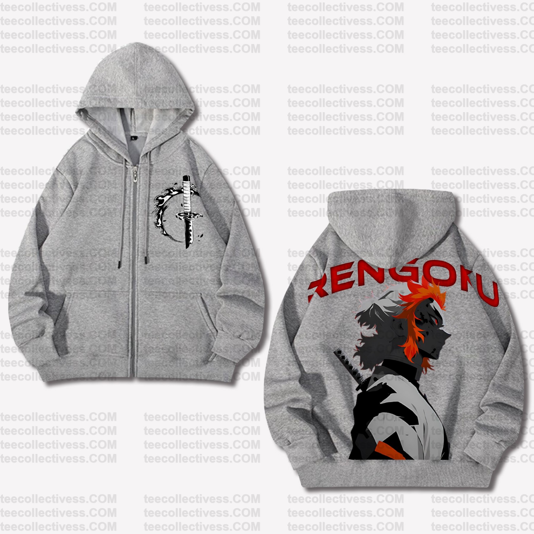 Unisex Graphic Streetwear Vintage Zipper Cardigan Plush Hoodie