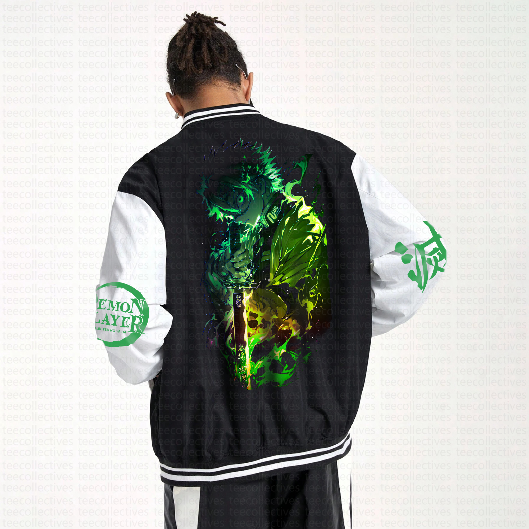 Spring And Autumn Unisex Casual Streetwear Fashion Jacket | Demon Slayer