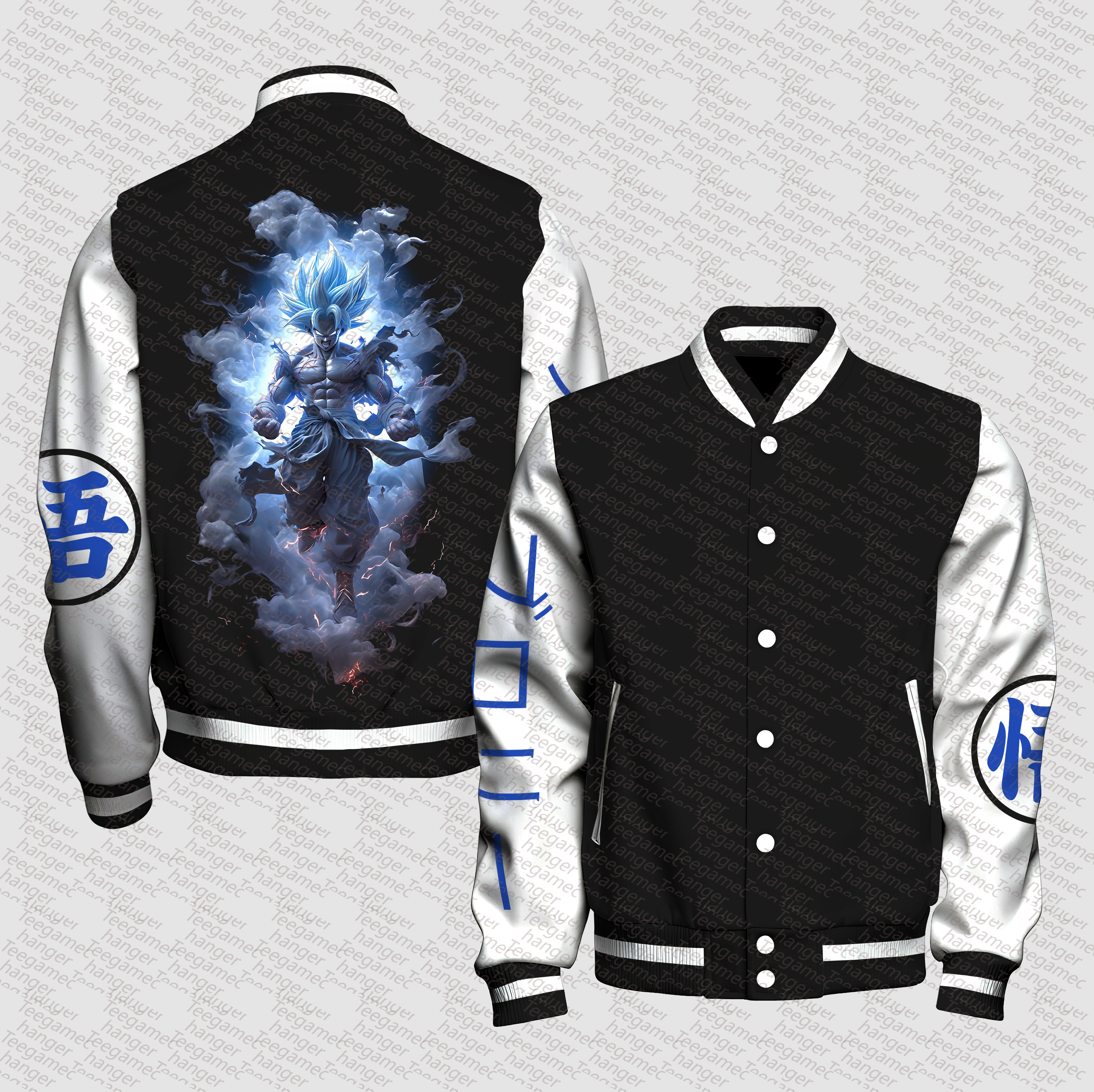 Unisex Vintage Anime Graphic Jacket