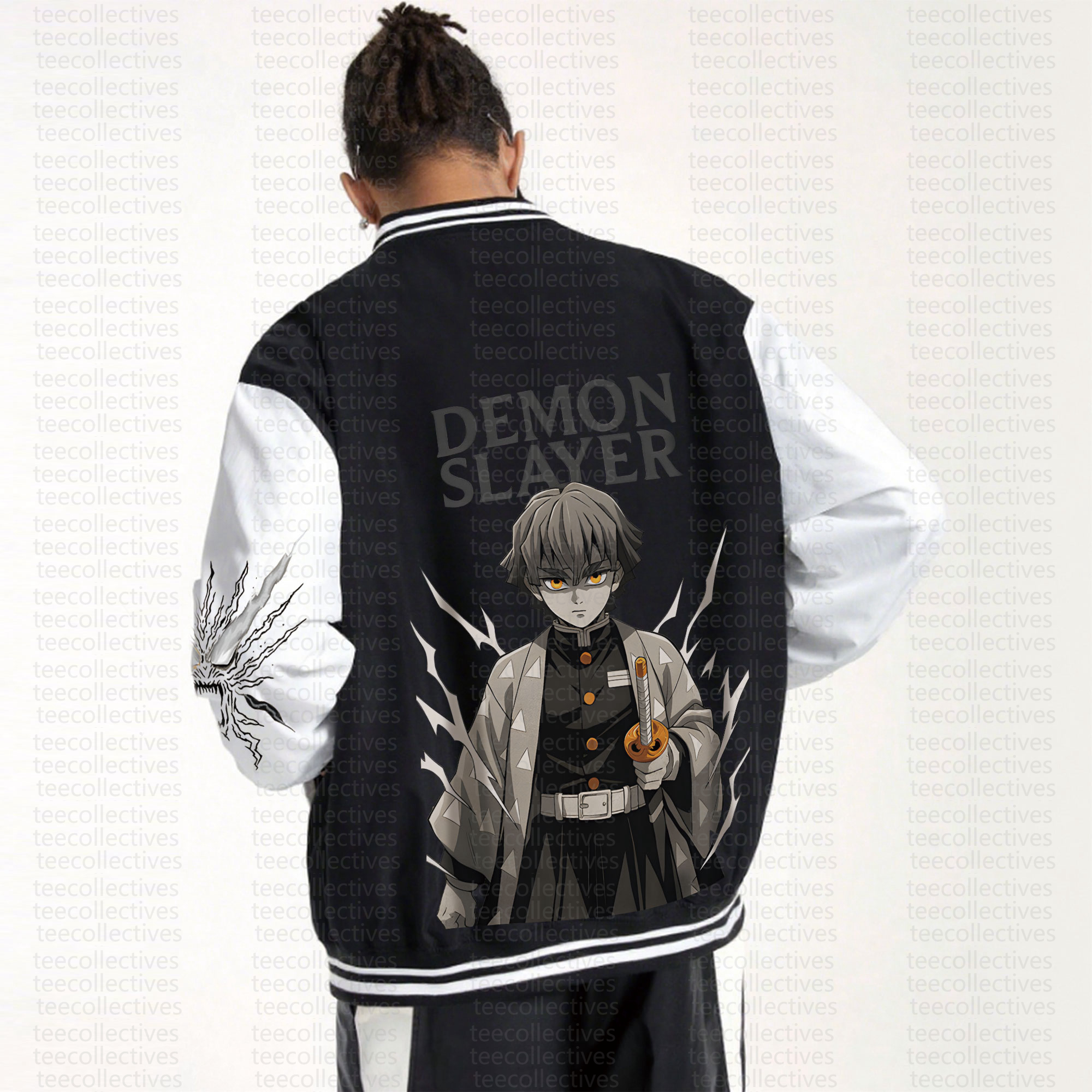 Spring And Autumn Unisex Casual Streetwear Fashion Jacket | Demon Slayer