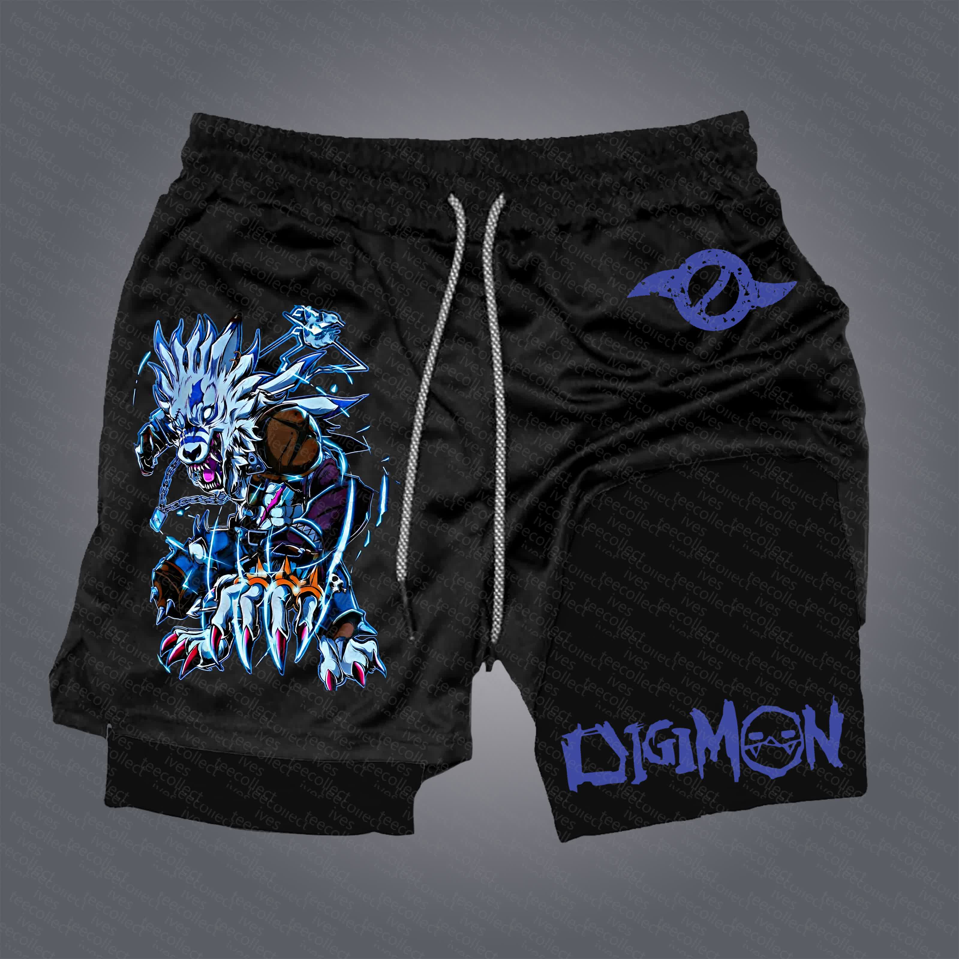 Unisex  “Digimon” Casual Anime Streetwear Shorts