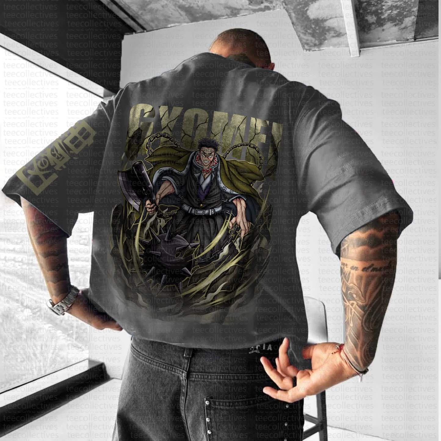 Unisex Anime Inspired Vintage T-Shirt丨Demon Slayer X Pokémon