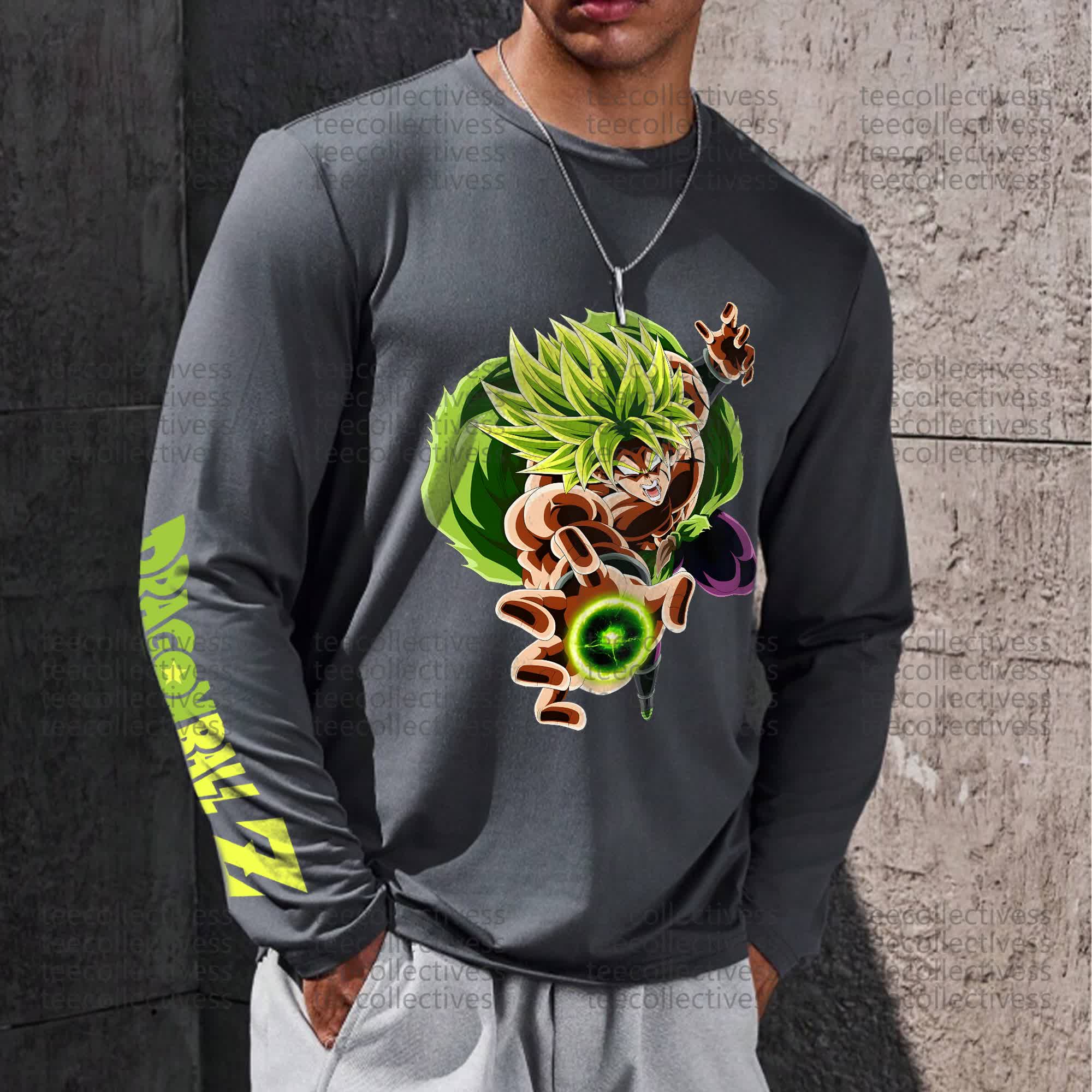 Unisex “DragonBALL Z” Anime Graphic Streetwear Vintage long-sleeved T-shirt