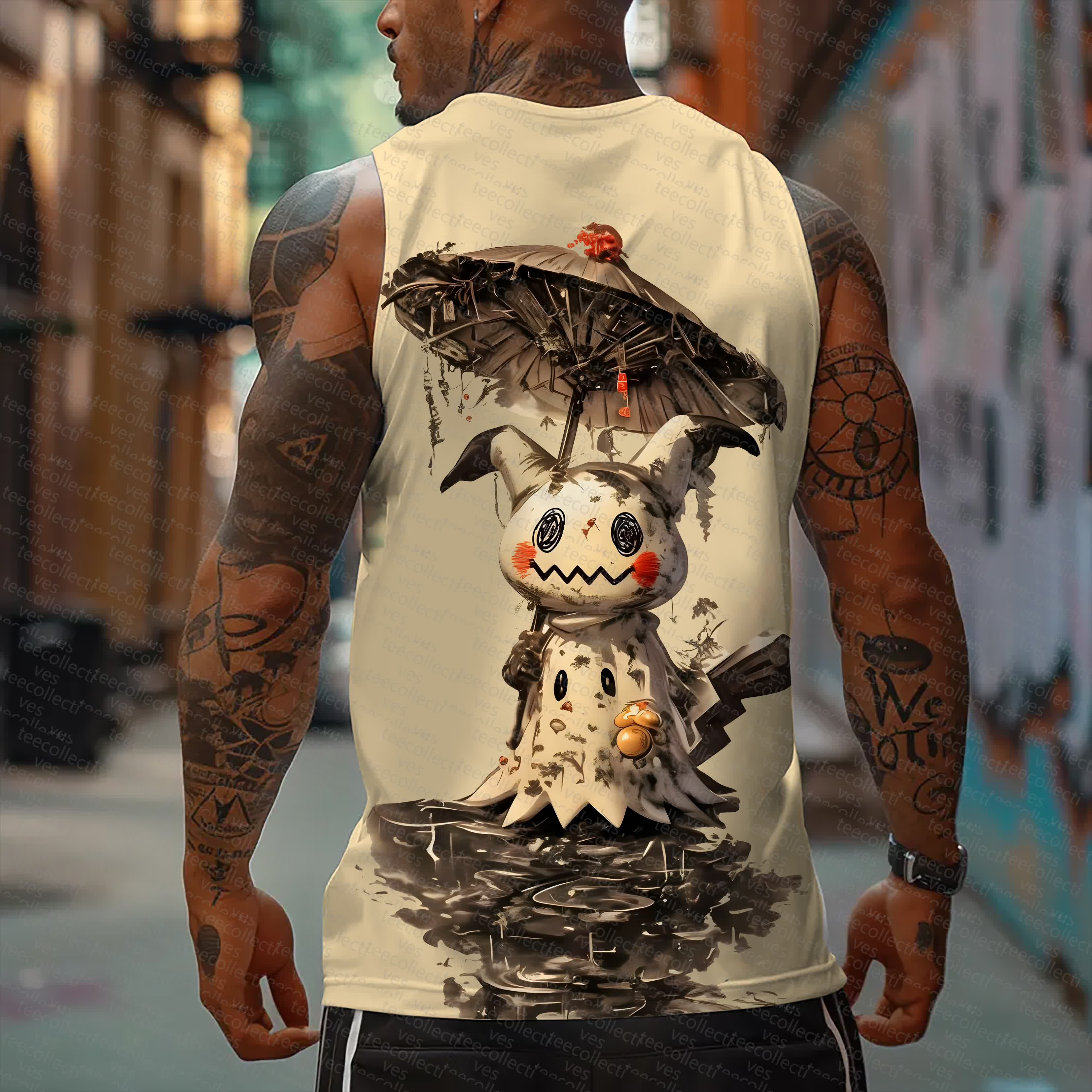 Unisex  “Pokémon” Casual Anime  Tank Top