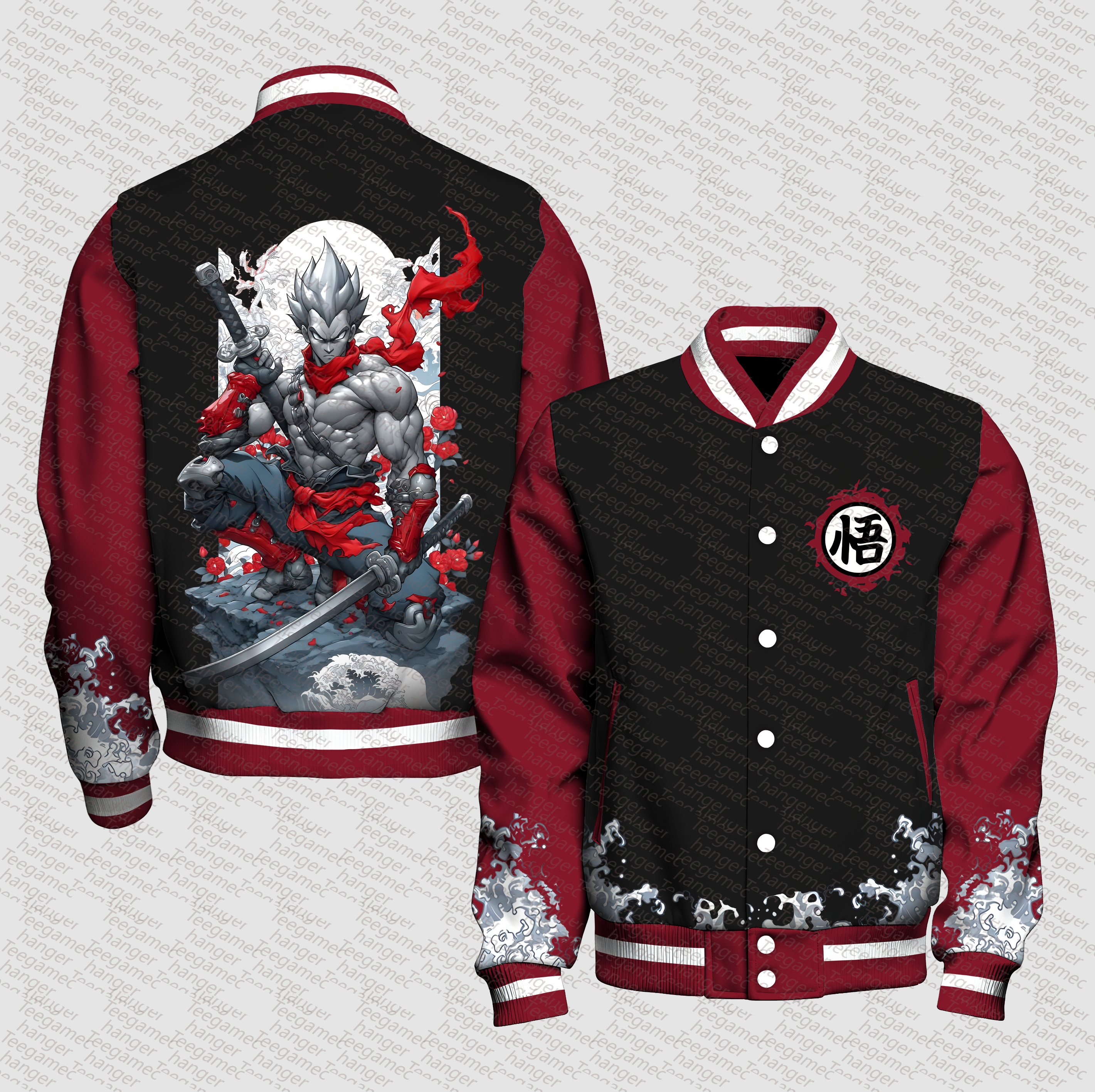 Unisex Vintage Anime Graphic Jacket