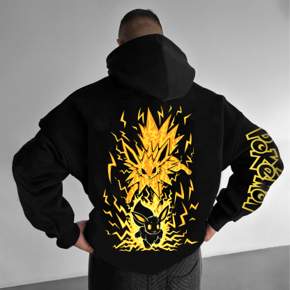 Unisex Anime Graphic Streetwear Vintage Hoodie