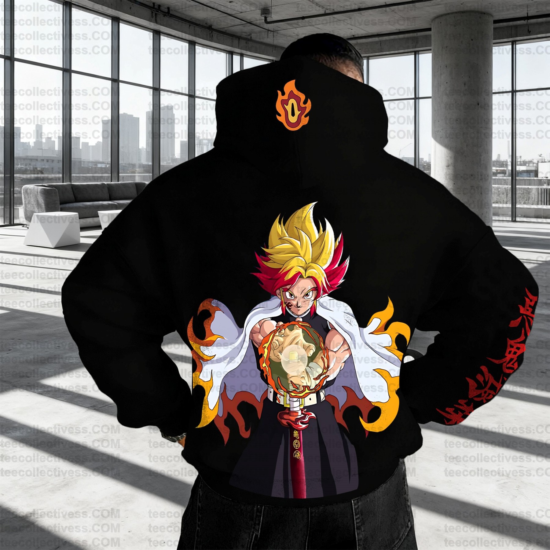 Unisex Anime Graphic Streetwear Vintage Hoodie丨Demon slayer