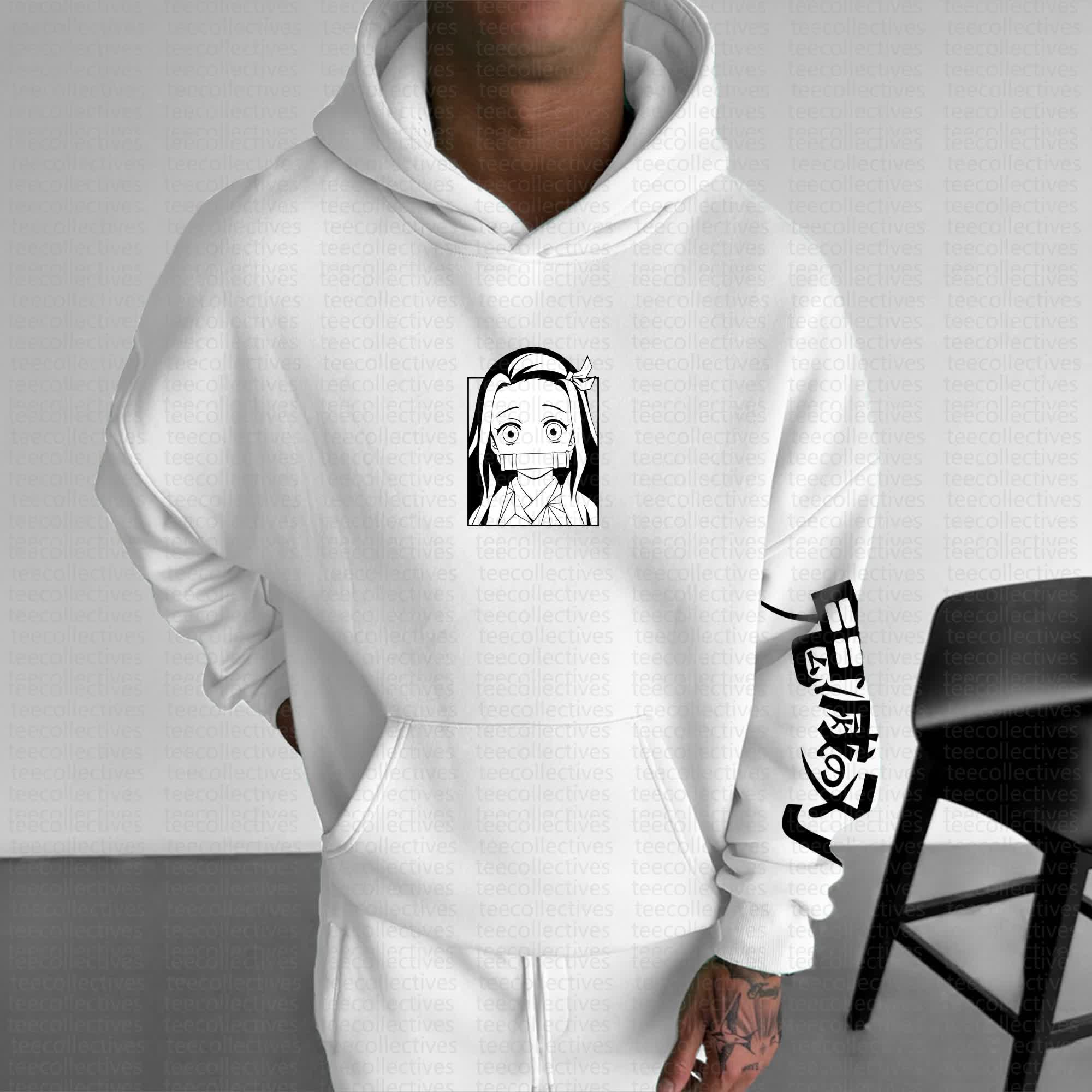 Unisex Anime Graphic Streetwear Vintage Hoodie丨Demon Slayer