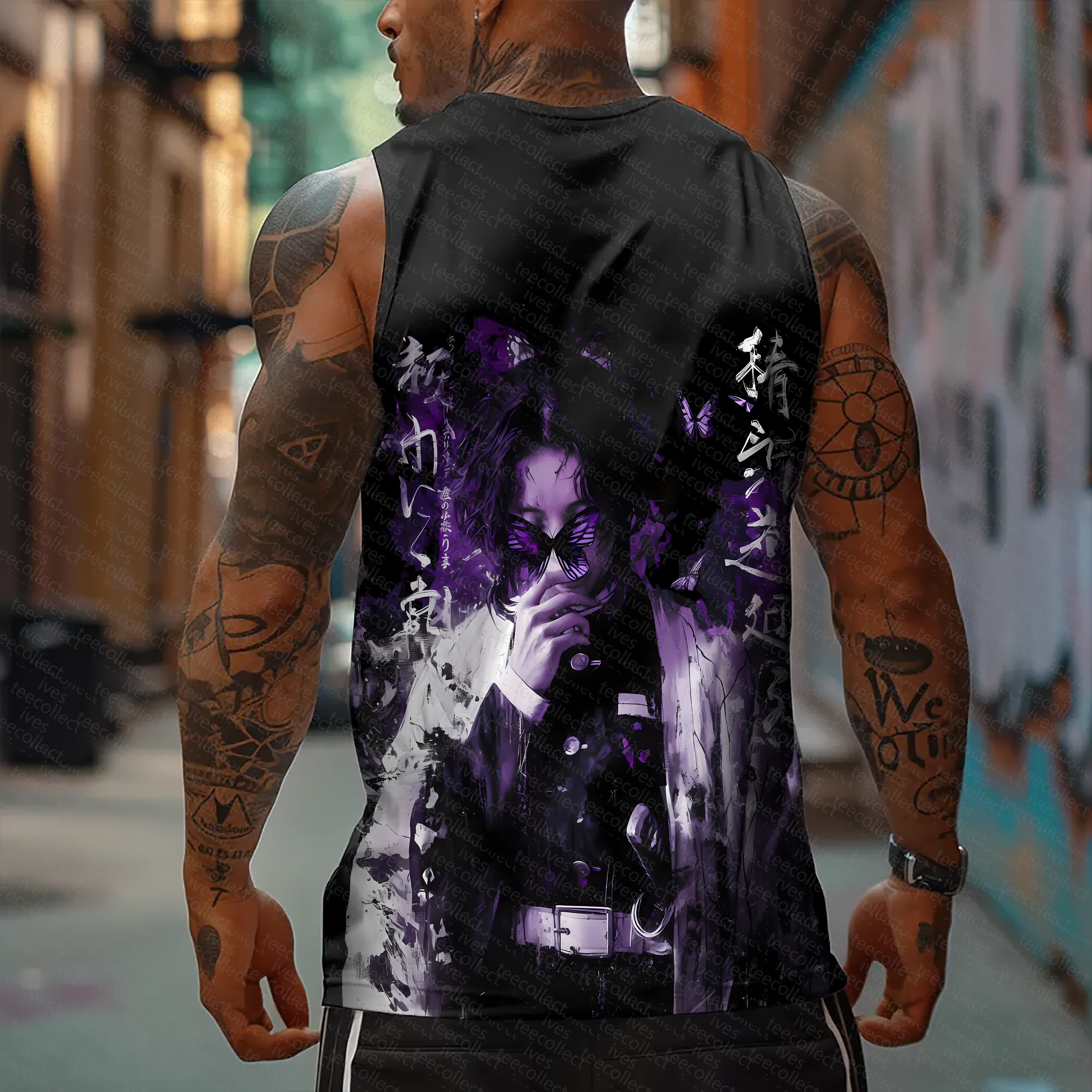 Unisex  “ Demon Slayer” Casual Anime  Tank Top