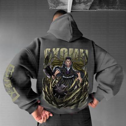 Unisex Anime Graphic Streetwear Vintage Hoodie丨Demon Slayer