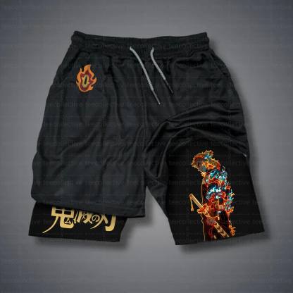 Unisex Casual Anime Streetwear Shorts 丨Demon Slayer